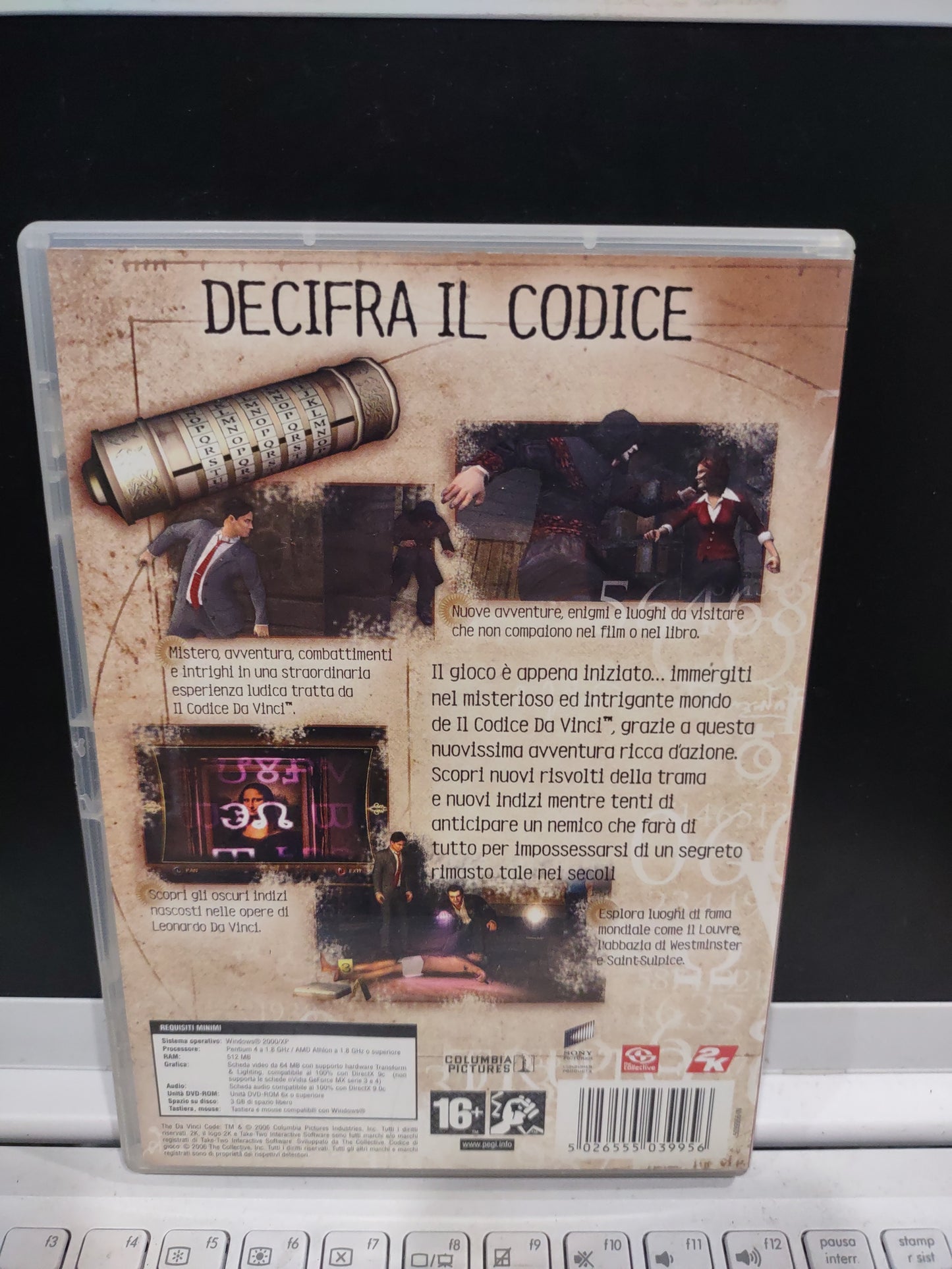 Gioco pc computer il codice da Vinci