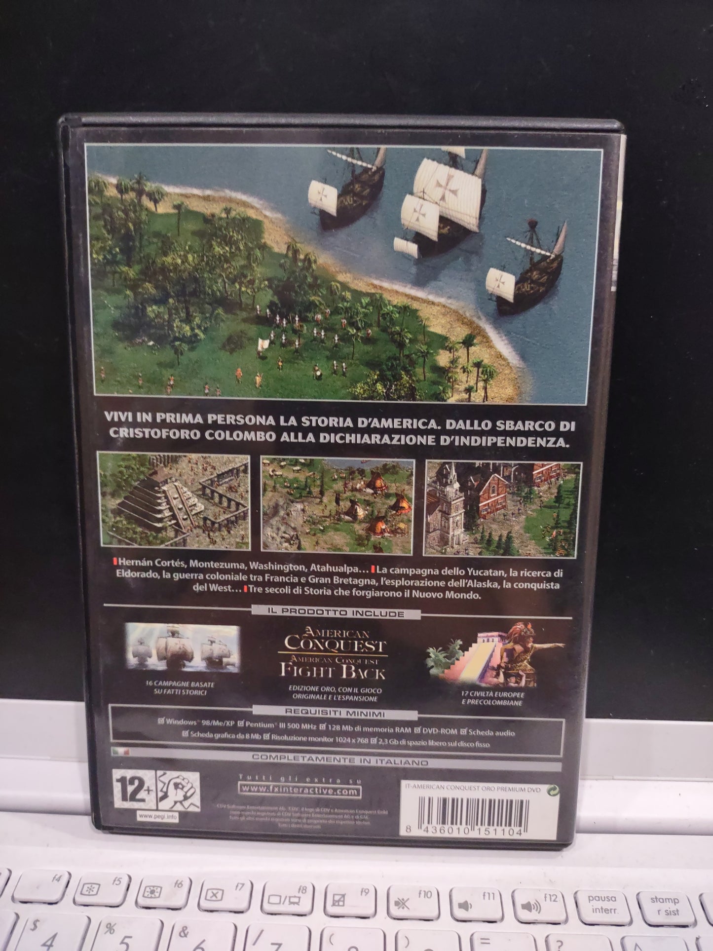 Gioco PC computer American conquest edizione originale