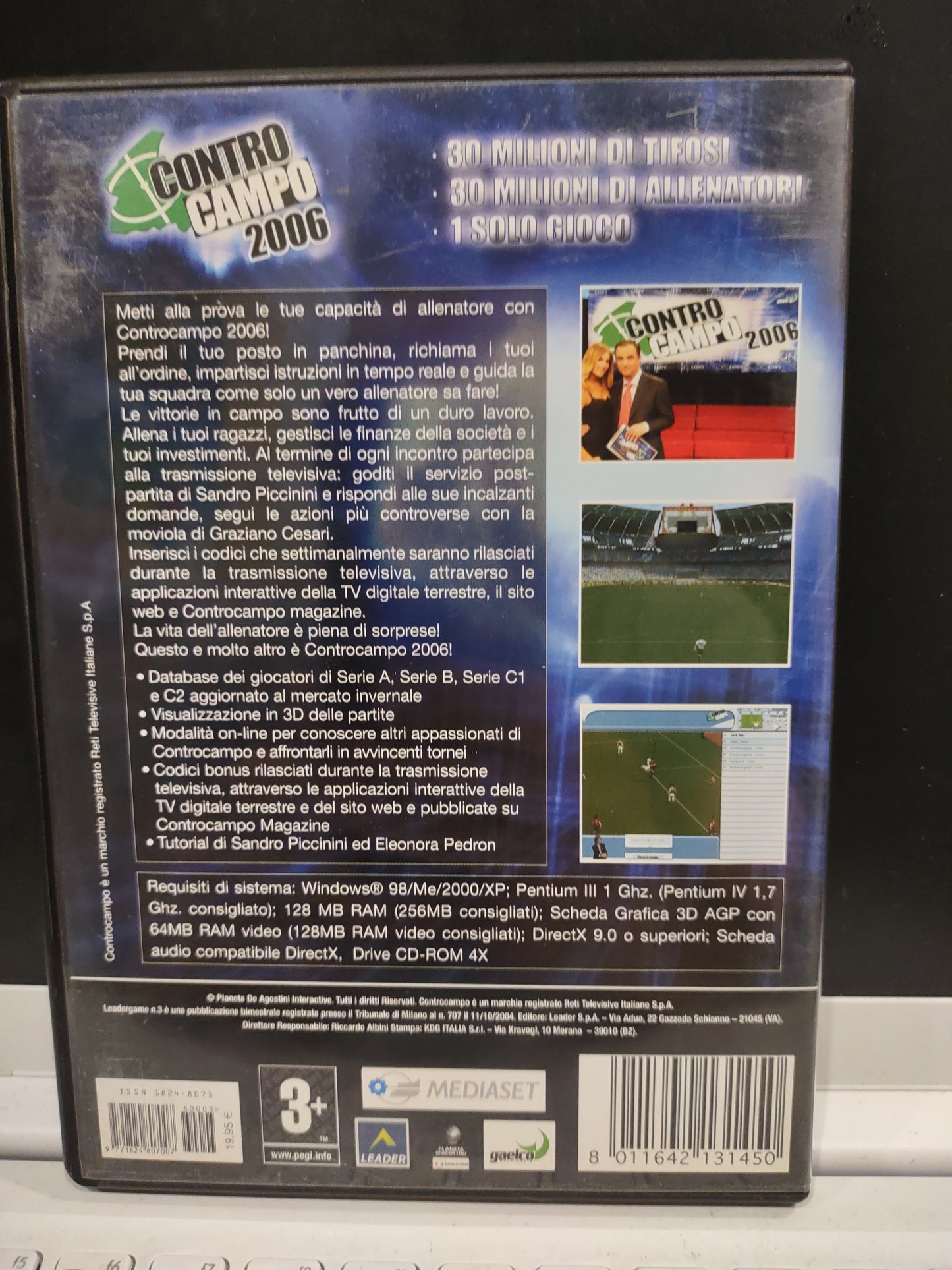 Gioco PC computer controcampo 2006