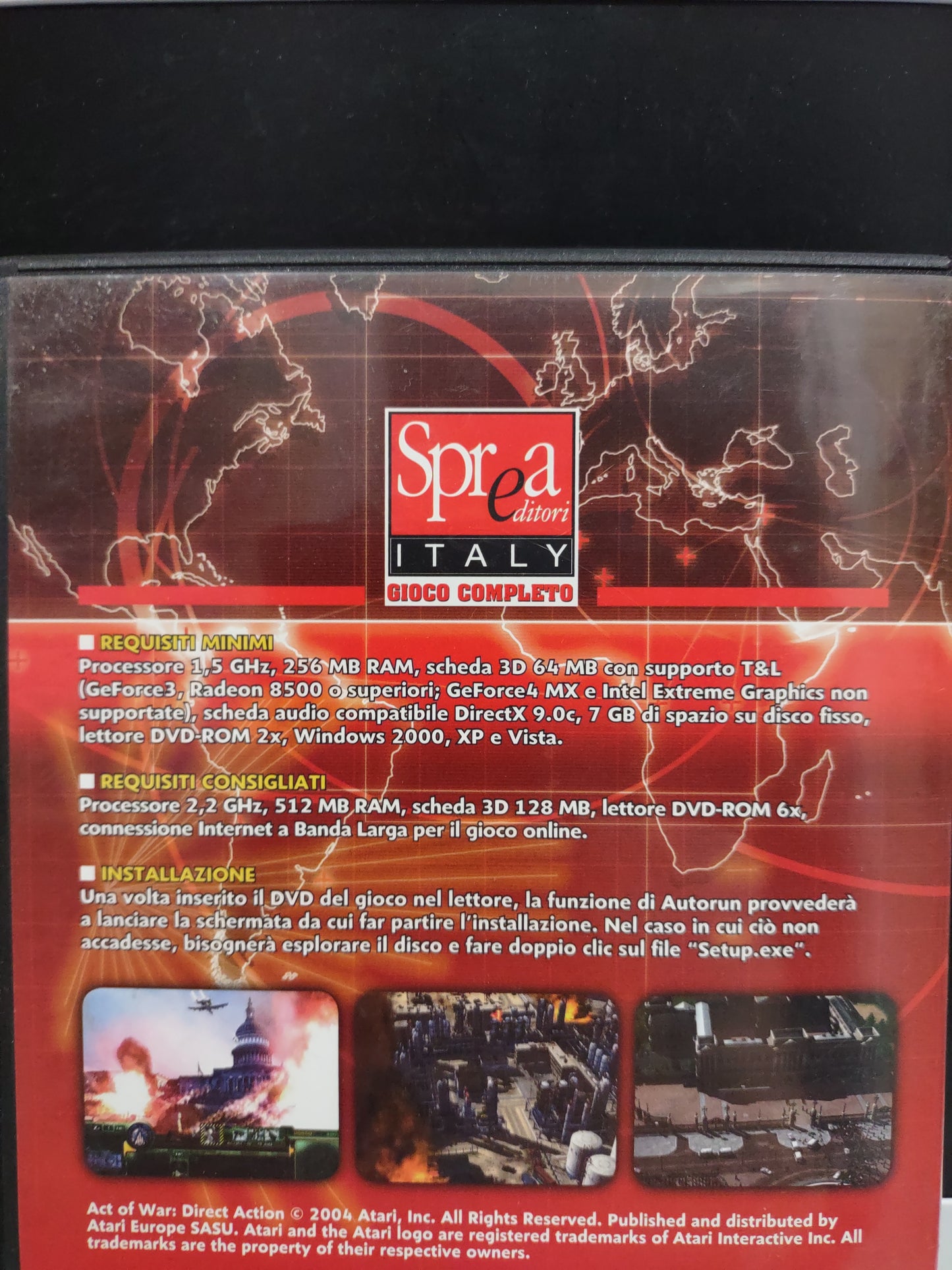 Gioco PC computer act of war direct action