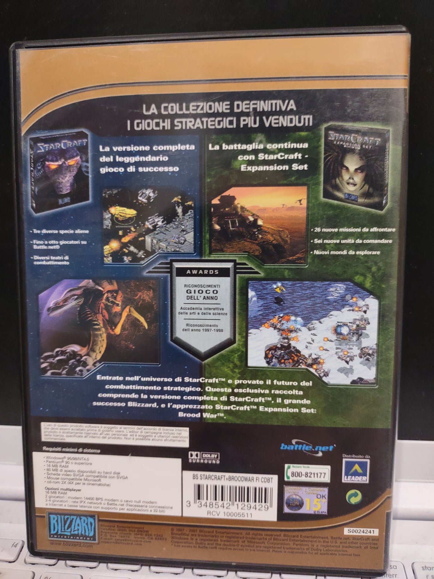 Gioco PC computer StarCraft