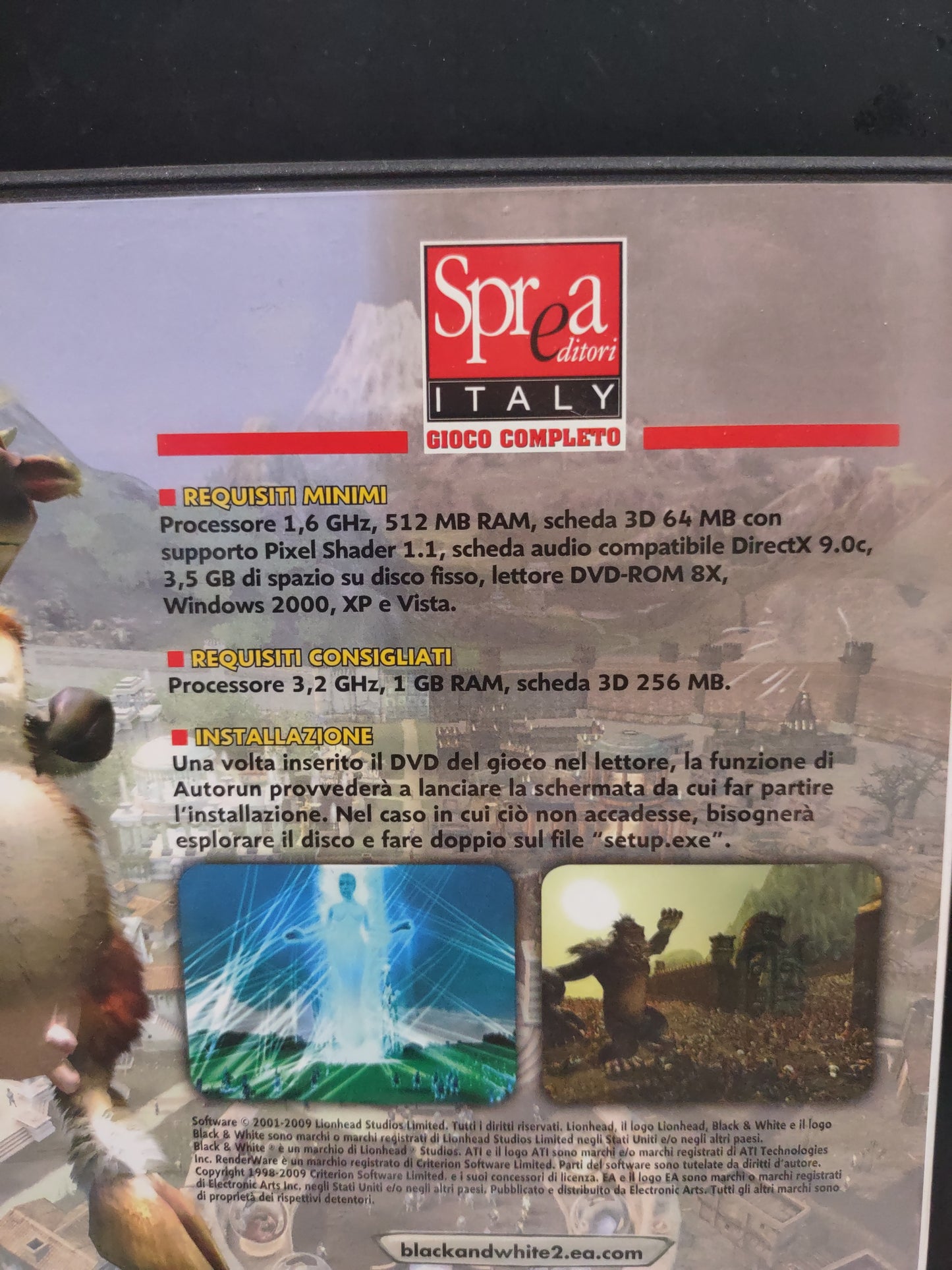 Gioco PC computer black & white