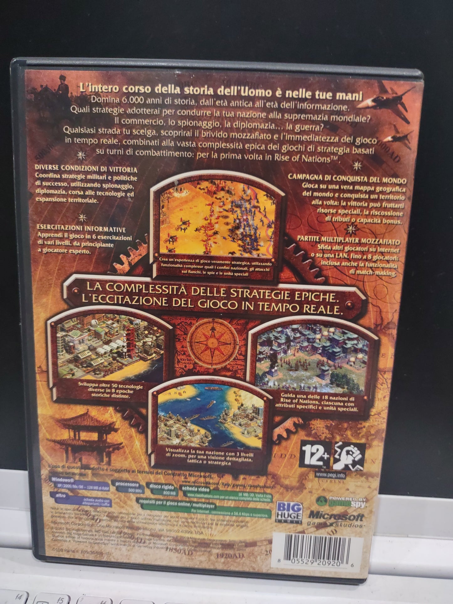 Gioco PC computer rise of nations