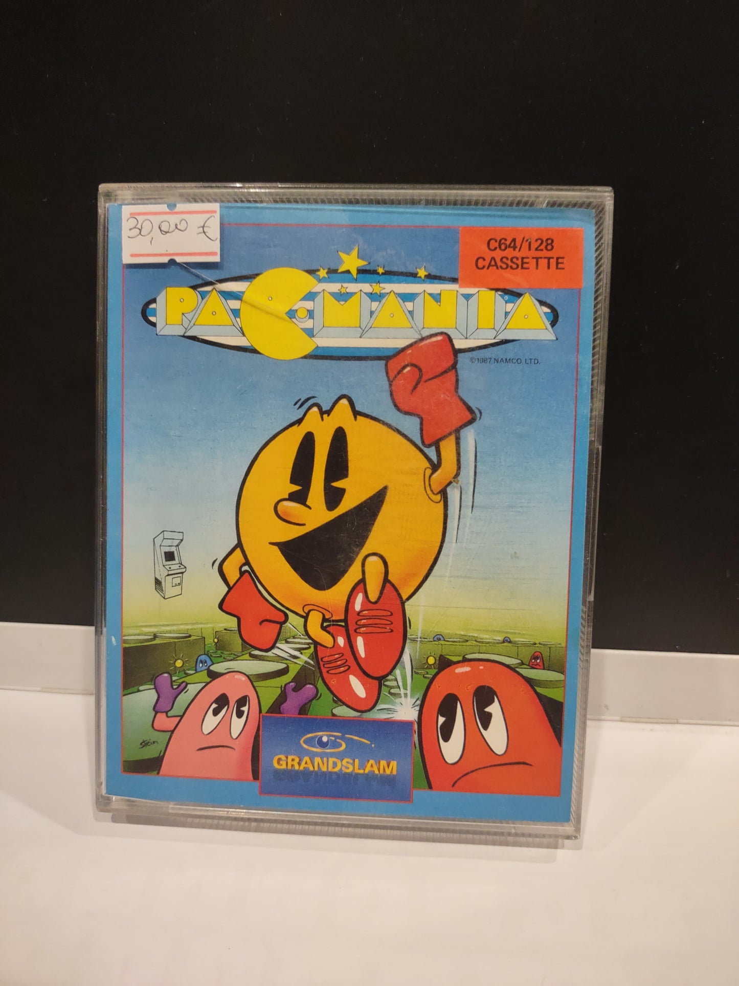 Gioco commodore cassette c64 128 pacmania
