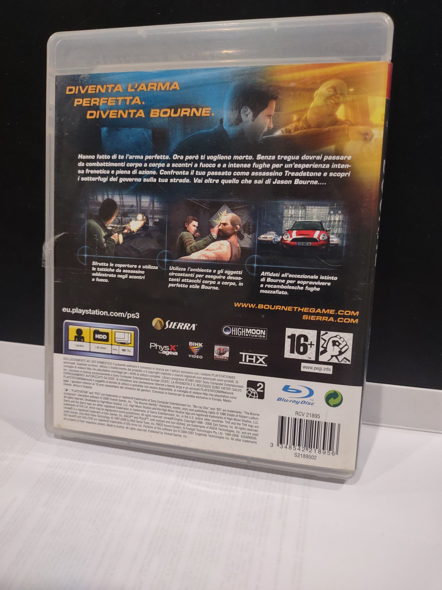 Gioco PlayStation ps3 the bourne conspiracy ita