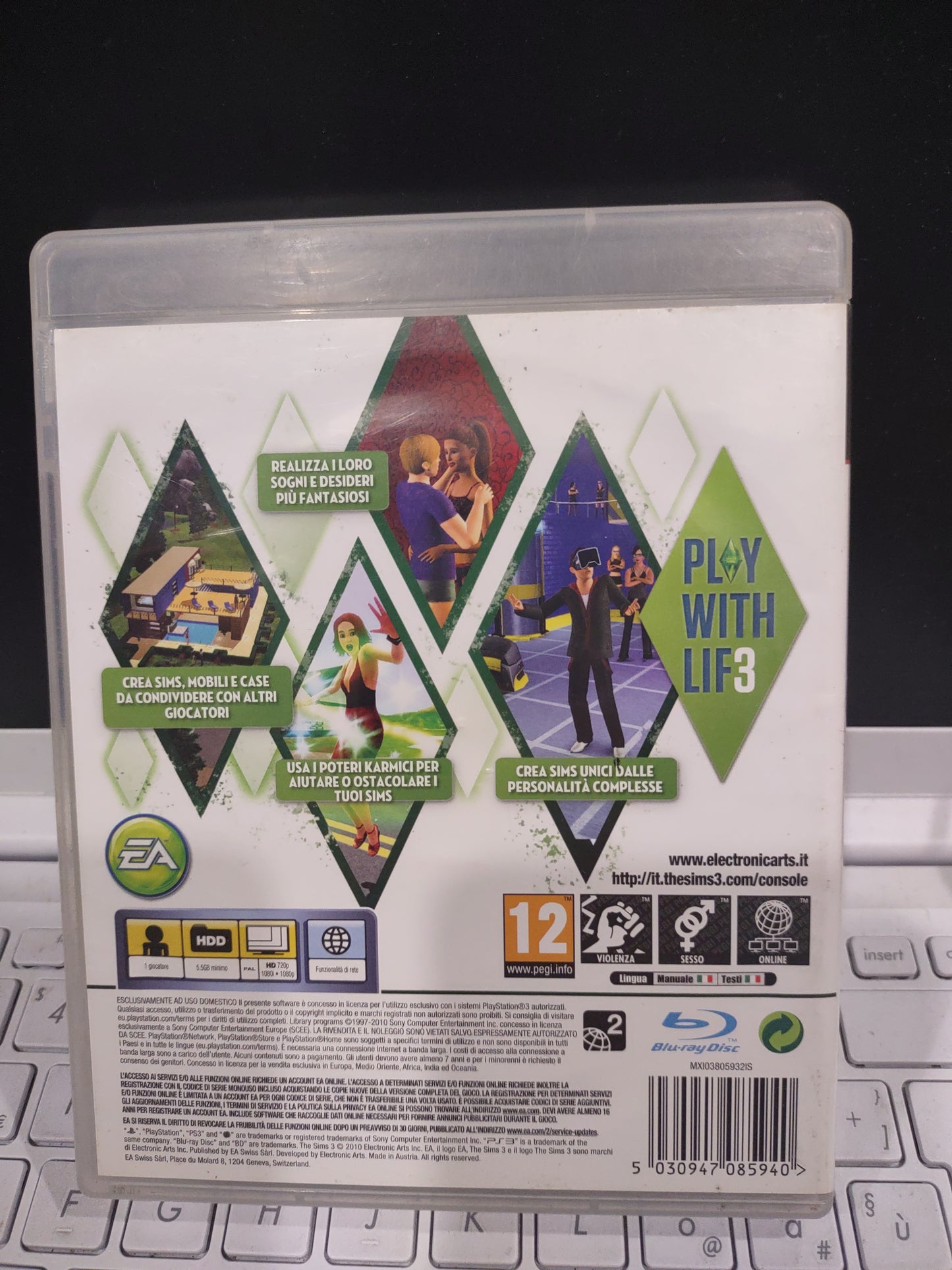 Gioco PlayStation ps3 the Sims 3