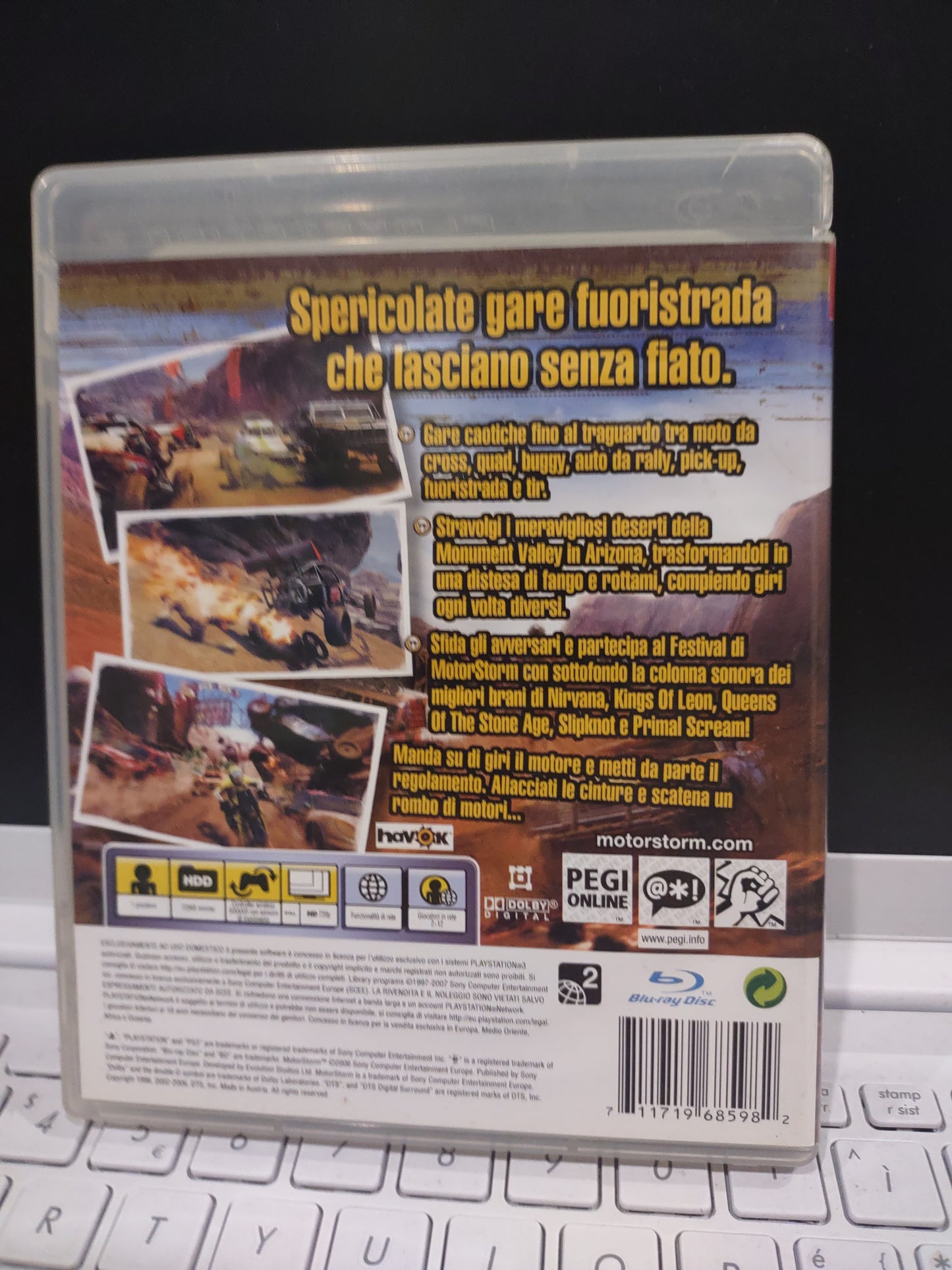 Gioco PlayStation ps3 motore storm
