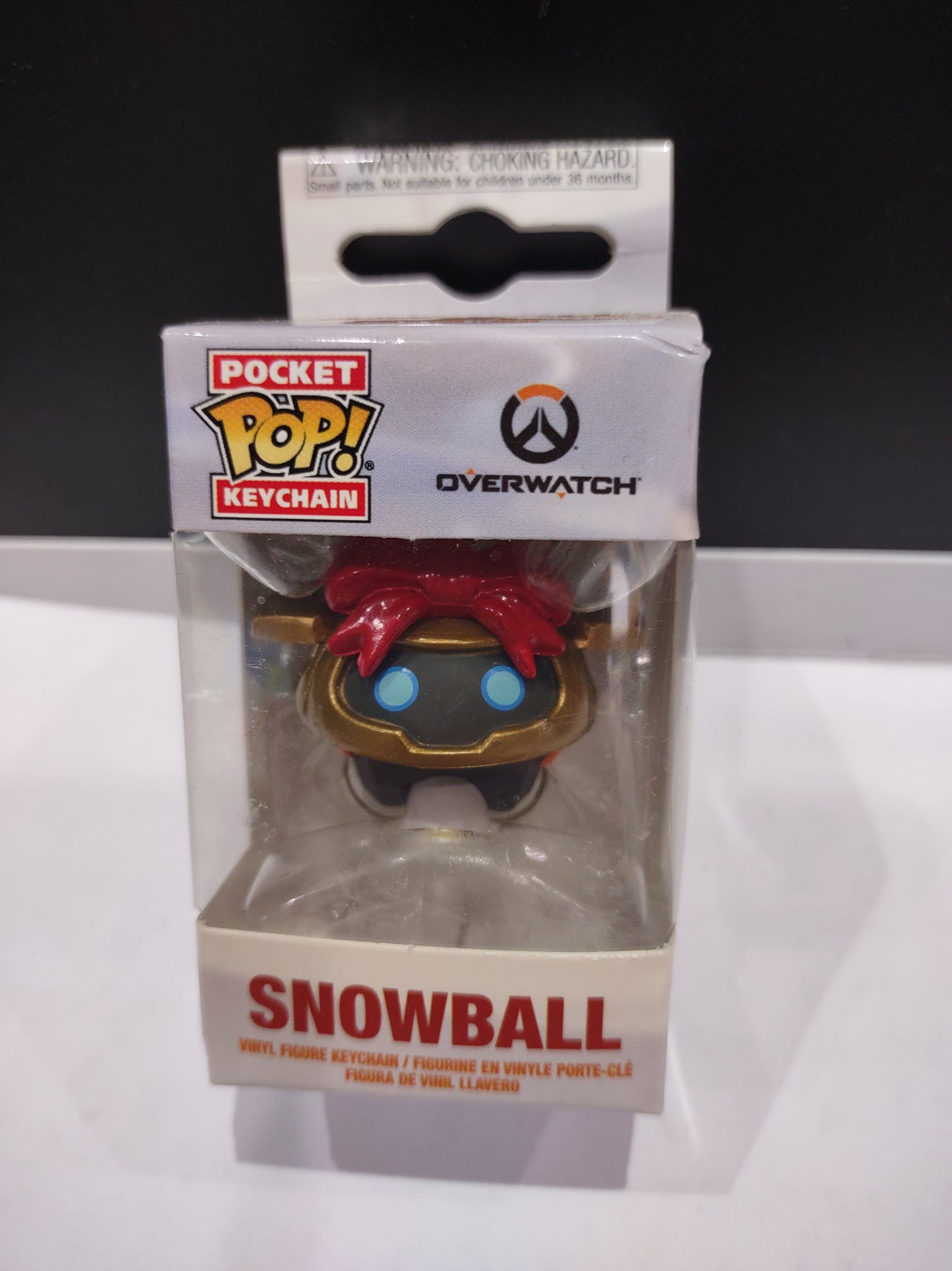 Pop funko pocket keychain overwatch snowball