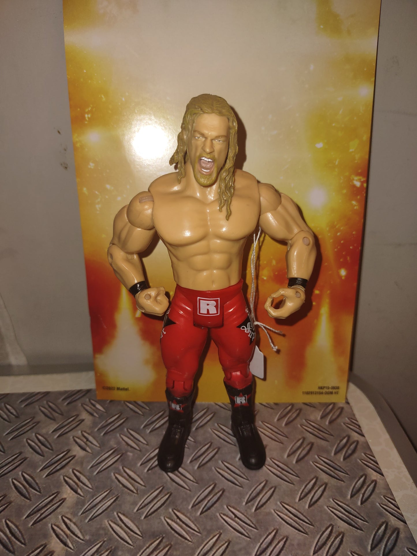 WWE figure jakks wrestling Edge Red pant