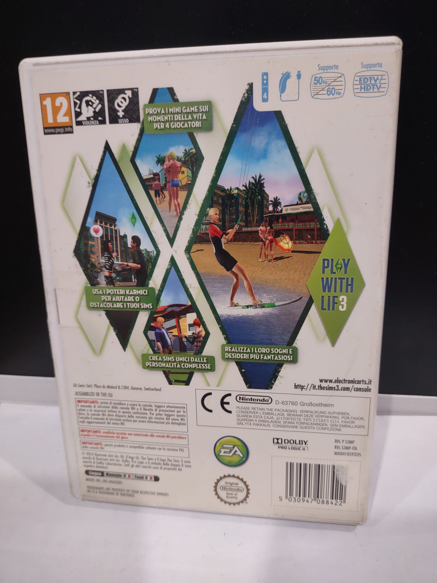 Gioco Nintendo Wii the Sims 3 PAL ITA
