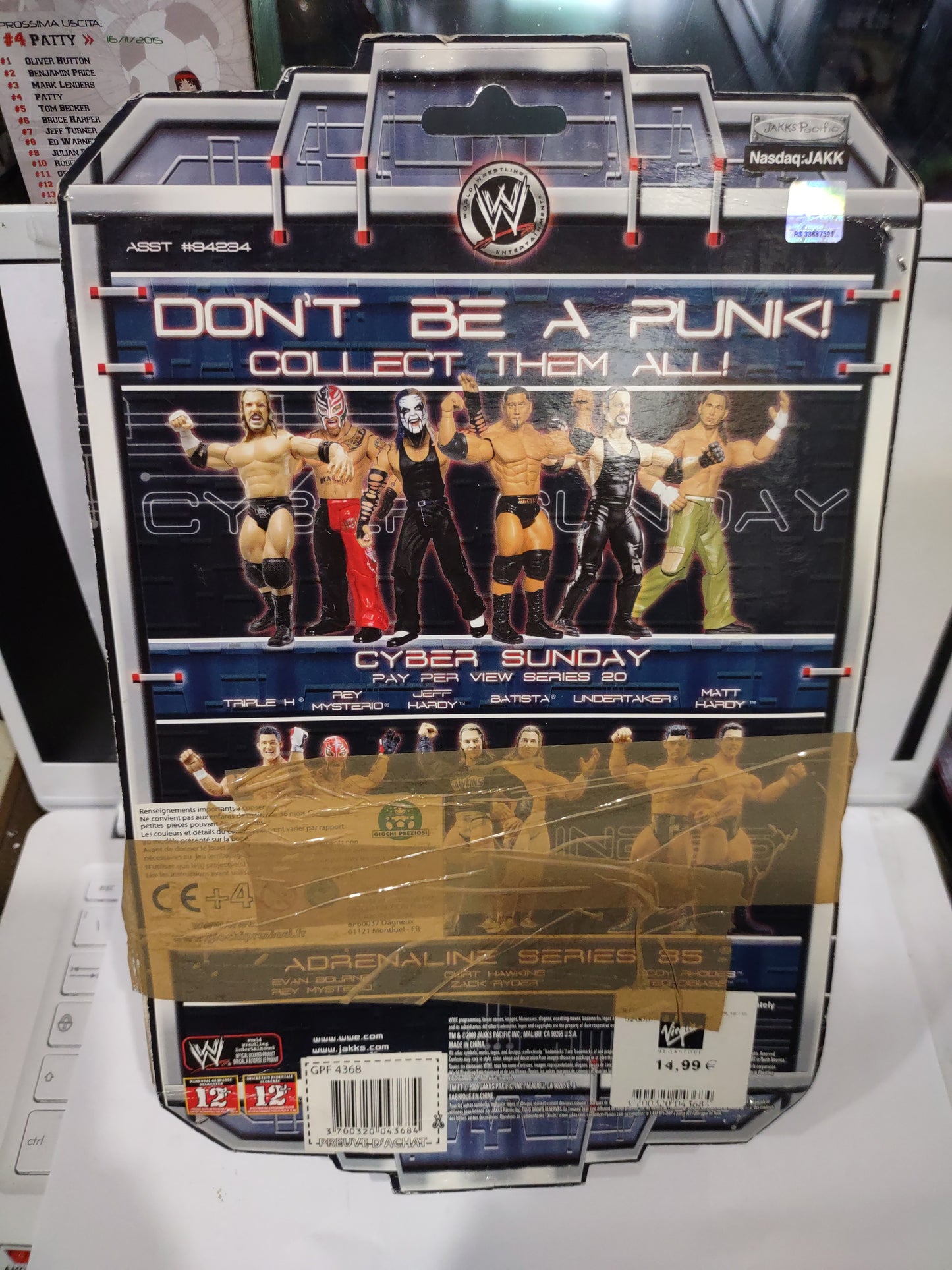 WWE figure jakks wrestling Batista cyber sunday PPV series 20