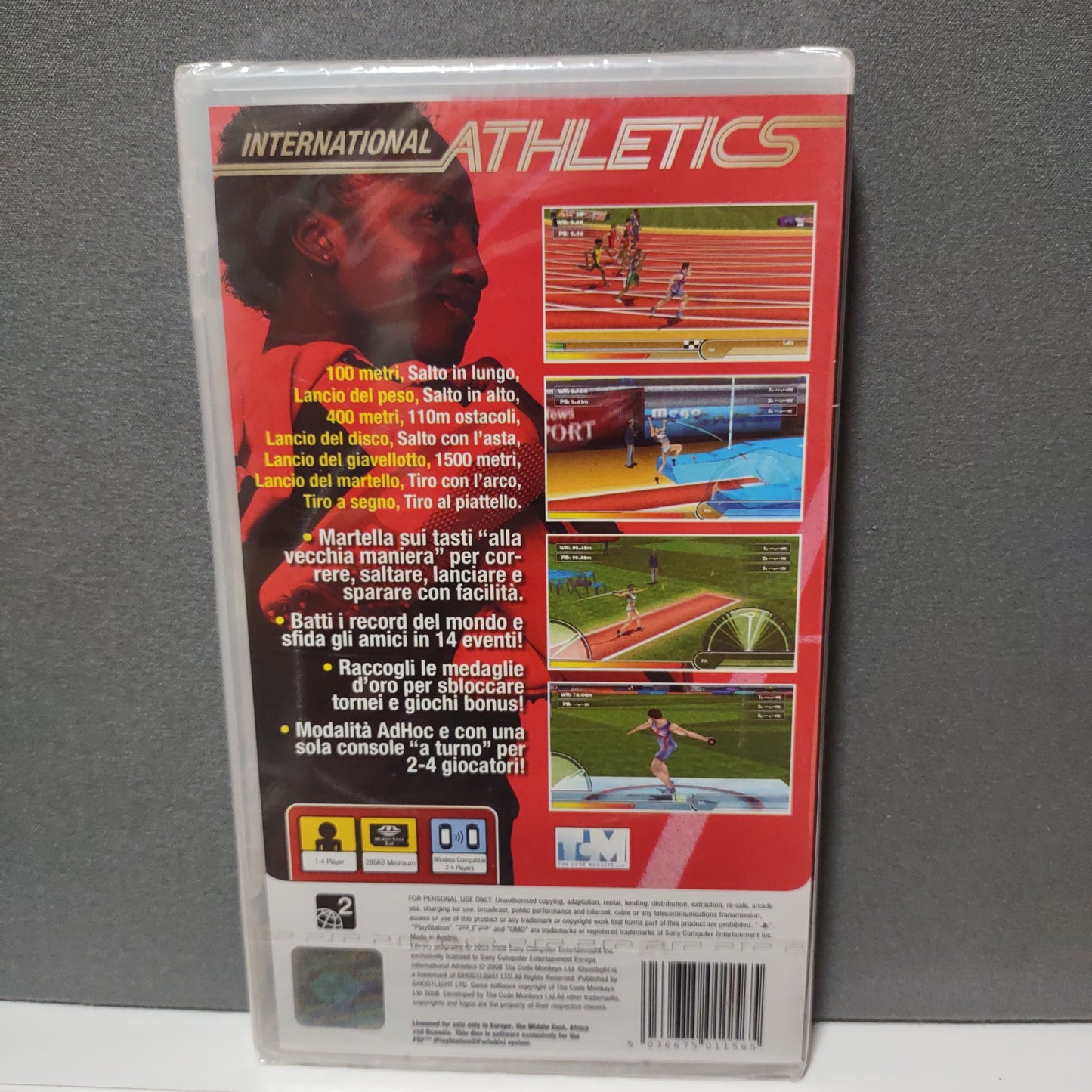 Gioco psp International athletics