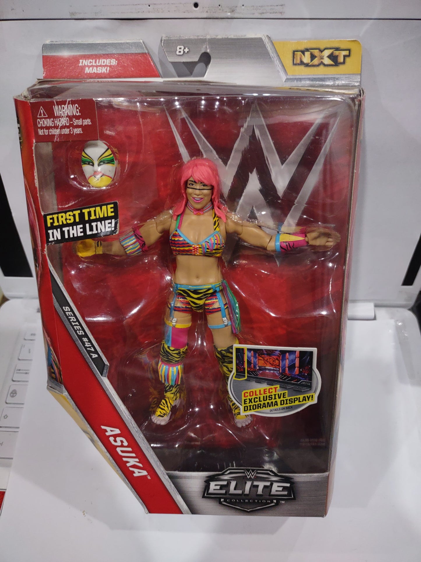 WWE Mattel figure elite NXT asuka First Time in the line
