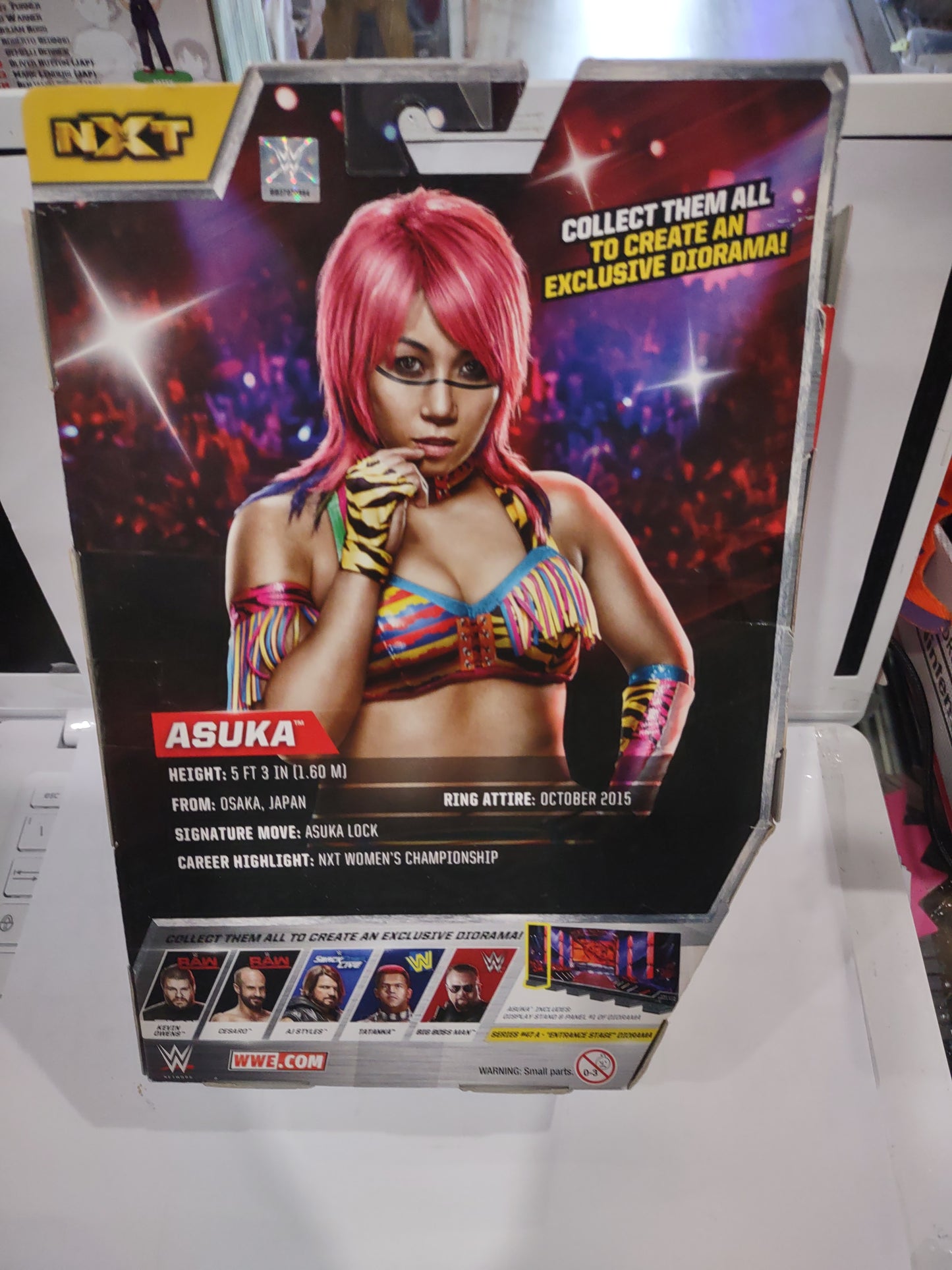 WWE Mattel figure elite NXT asuka First Time in the line
