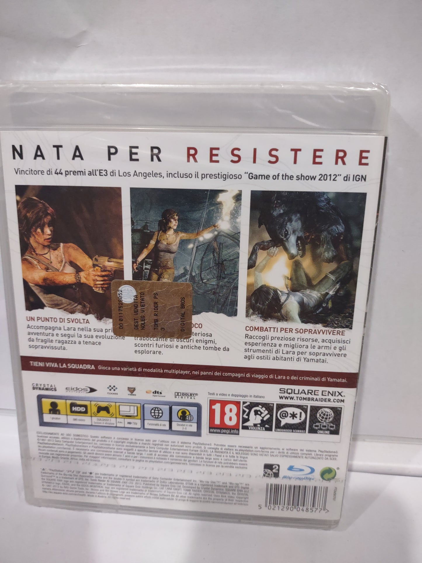 Gioco PlayStation ps3 tomb Raider sigillato