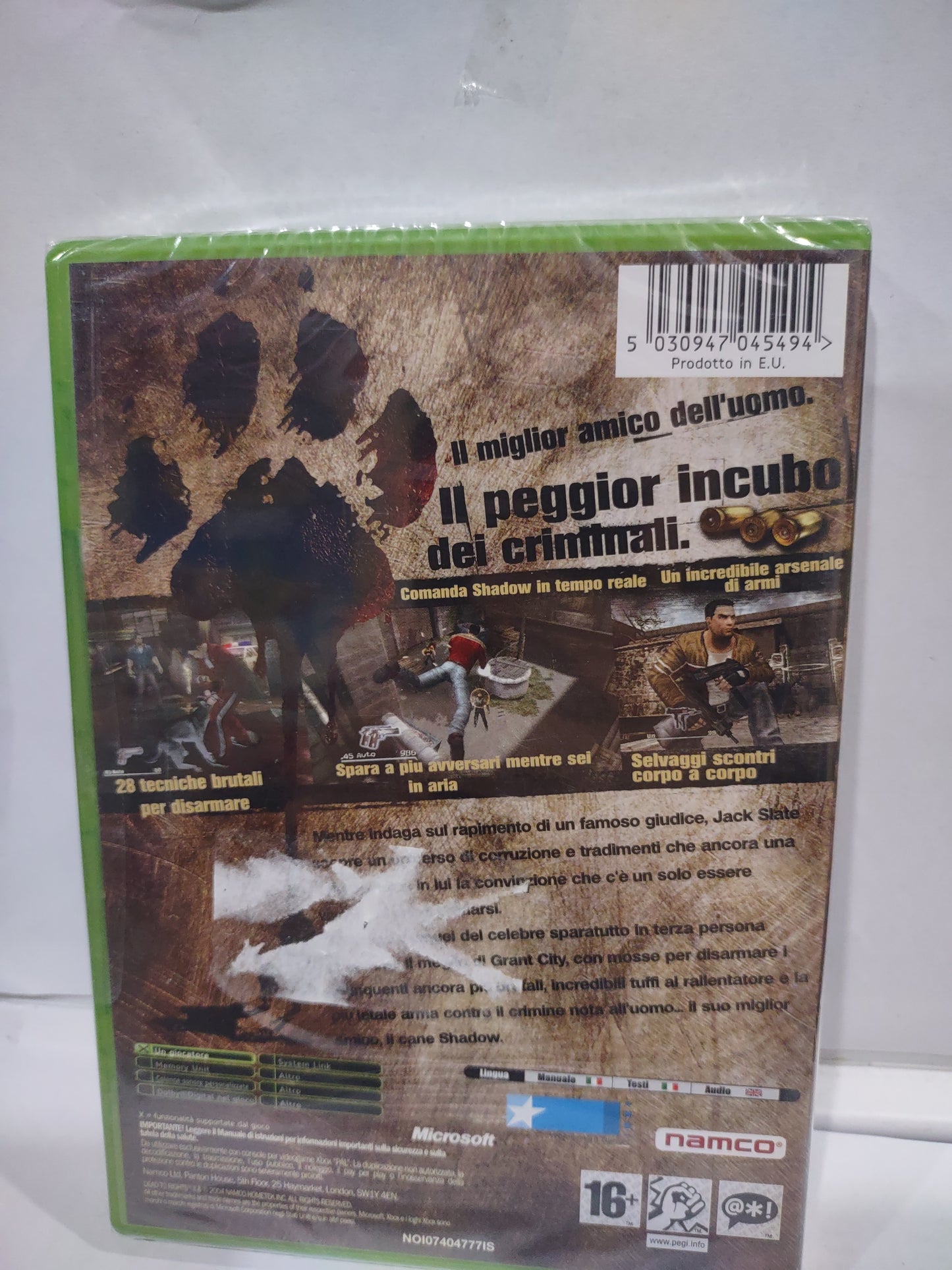 Gioco Xbox Classic sigillato dead to rights 2 namco