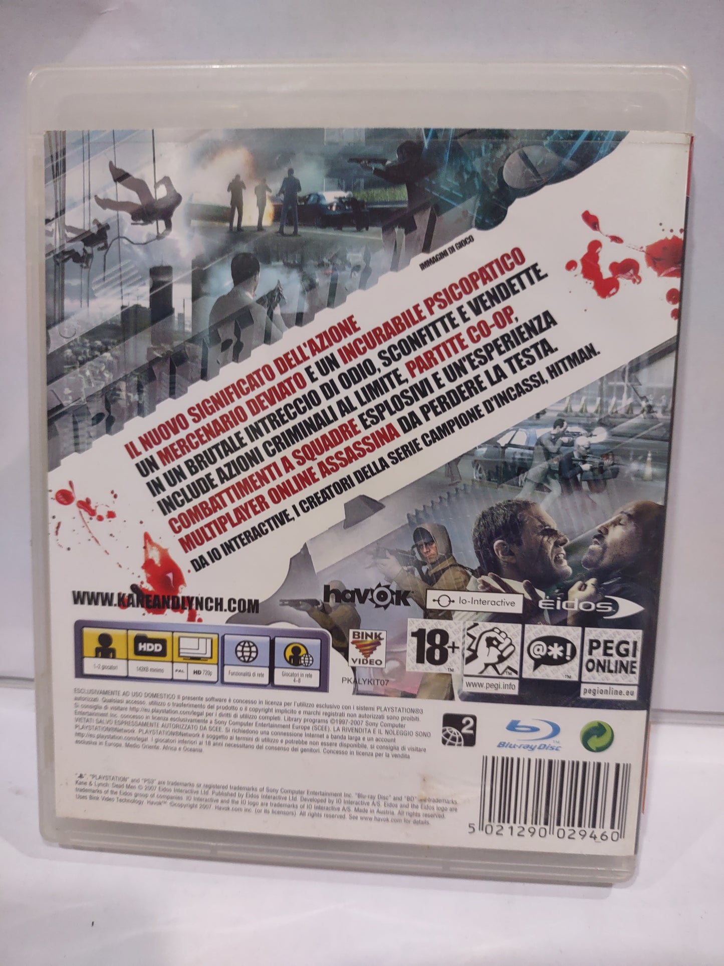 Gioco PlayStation ps3 Kane & Lynch 1 dead men