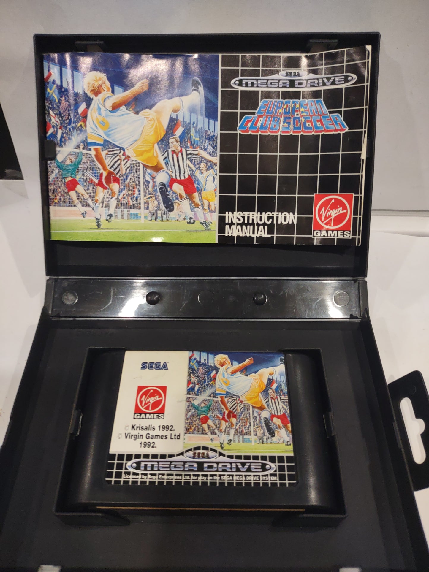 Gioco sega mega drive european club soccer