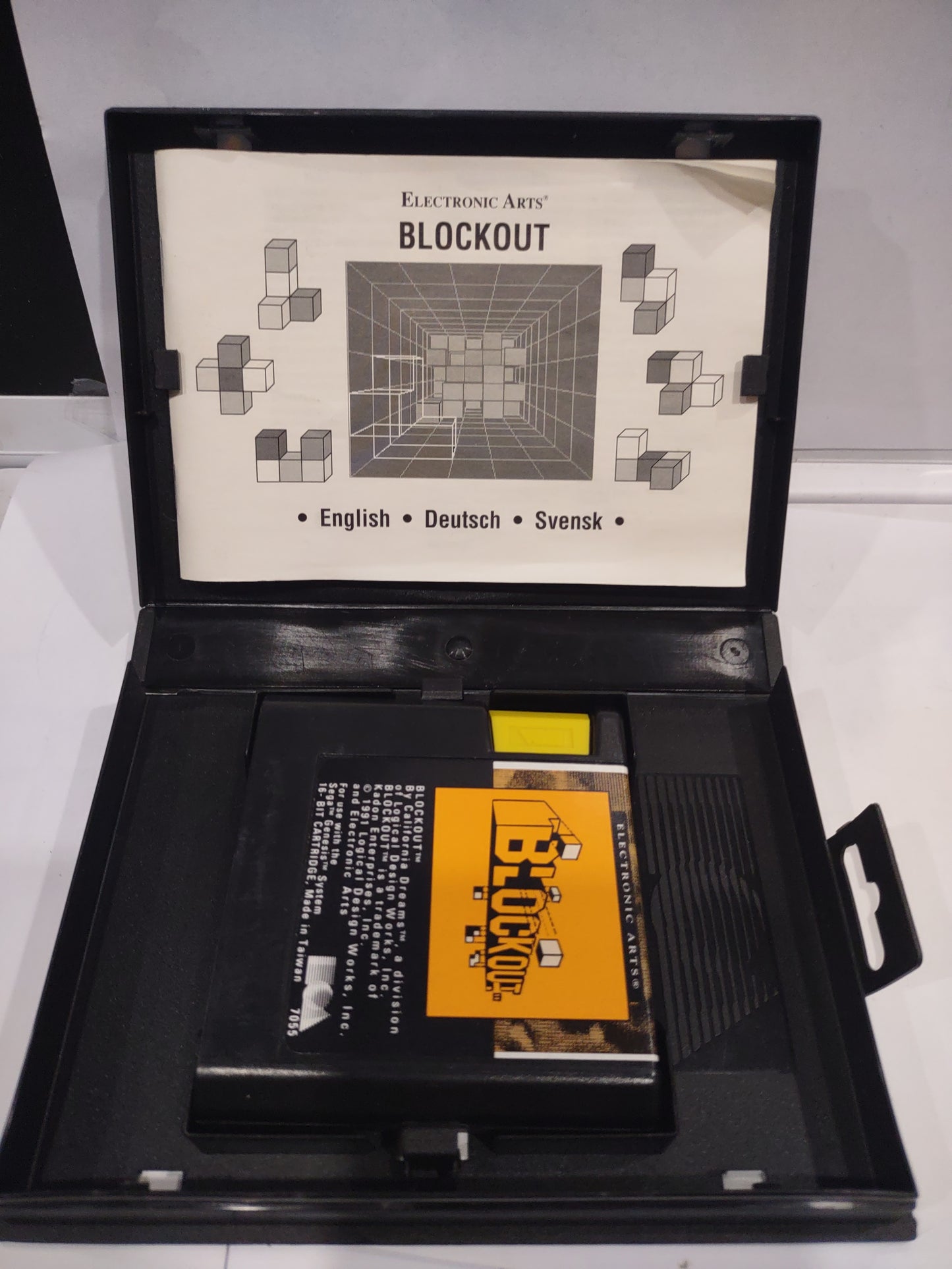 Gioco sega mega drive blockout
