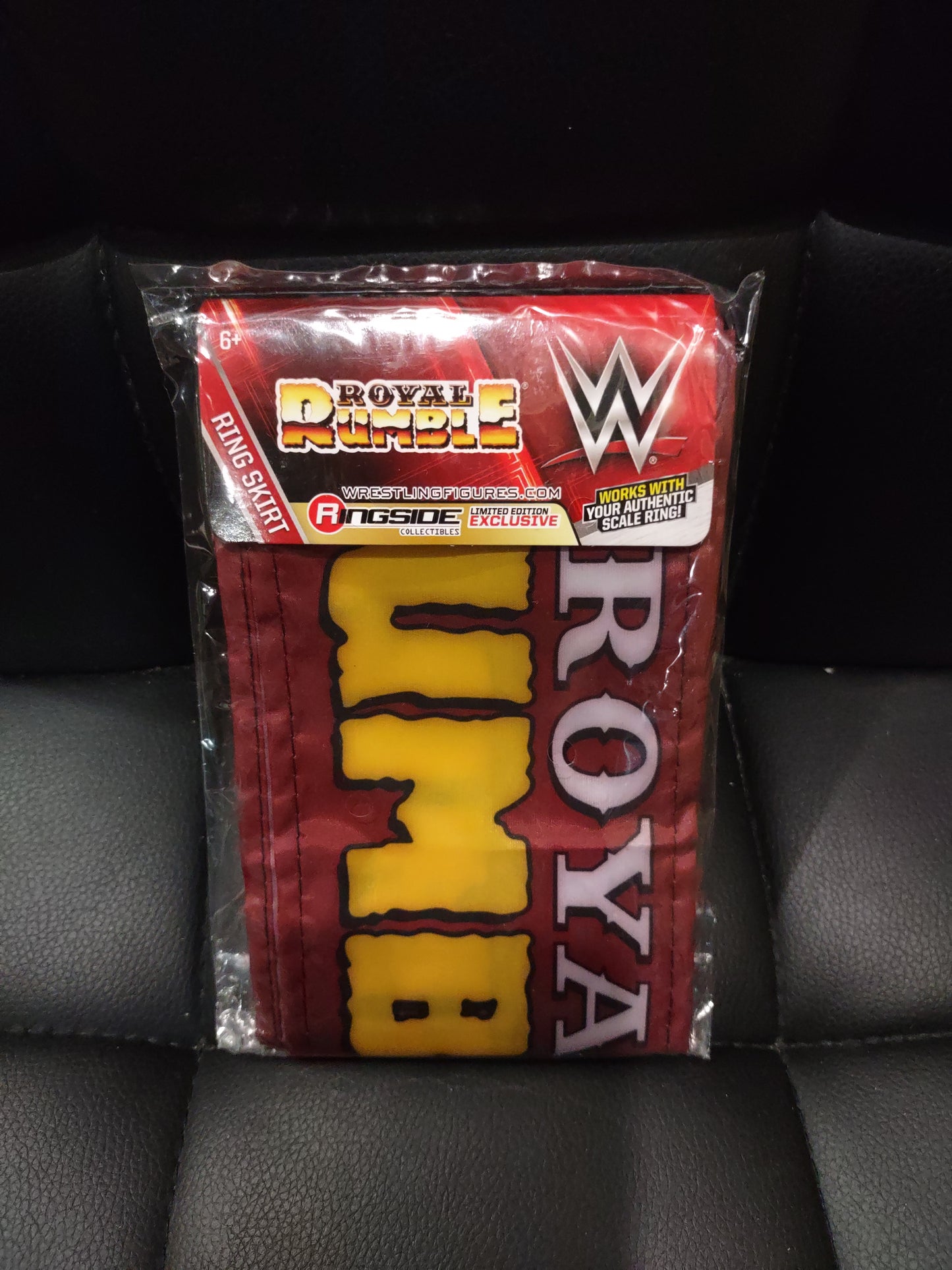 WWE ring skirt royal Rumble ringside exclusive