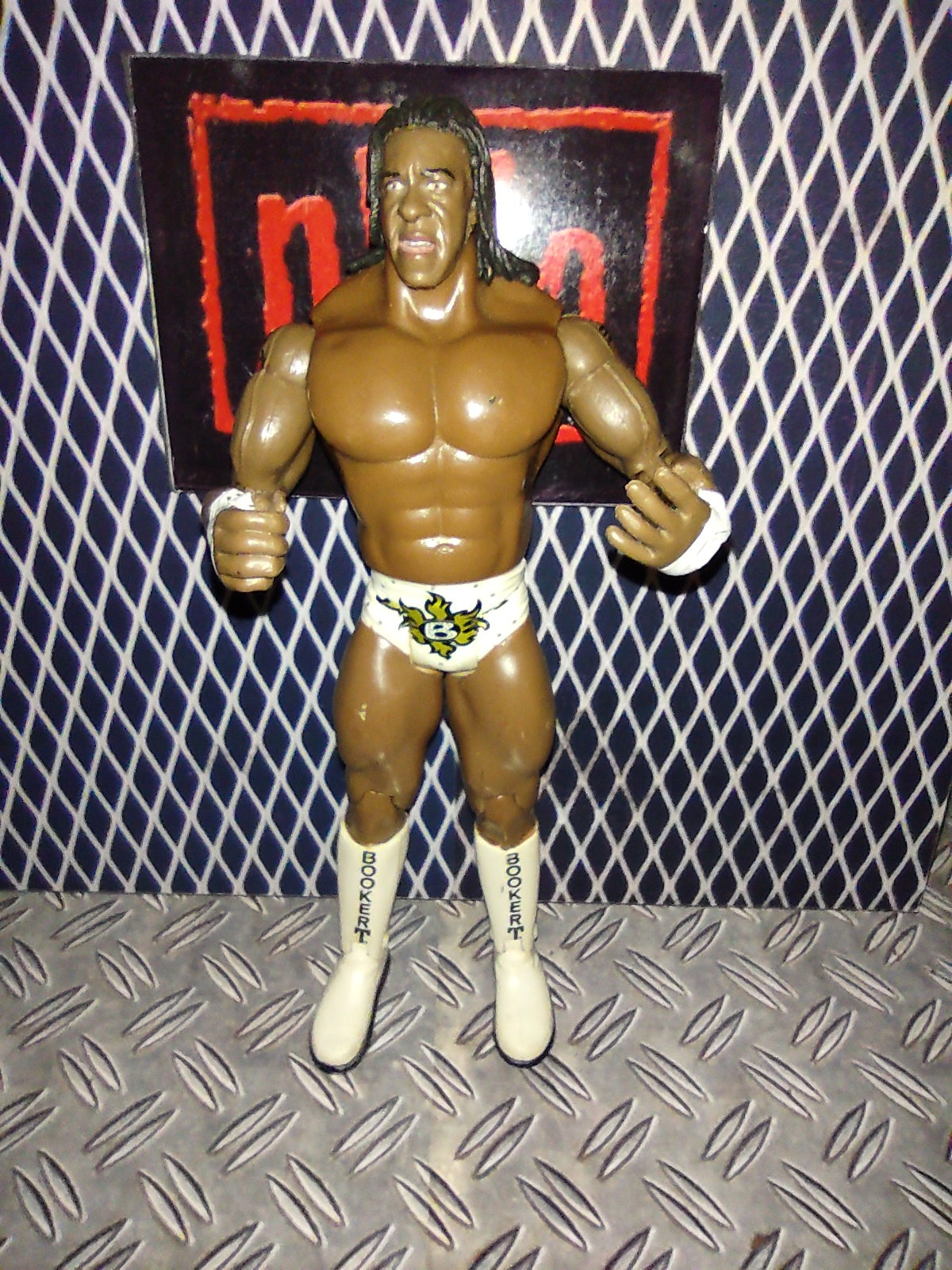 WWE figure jakks wrestling booker T White