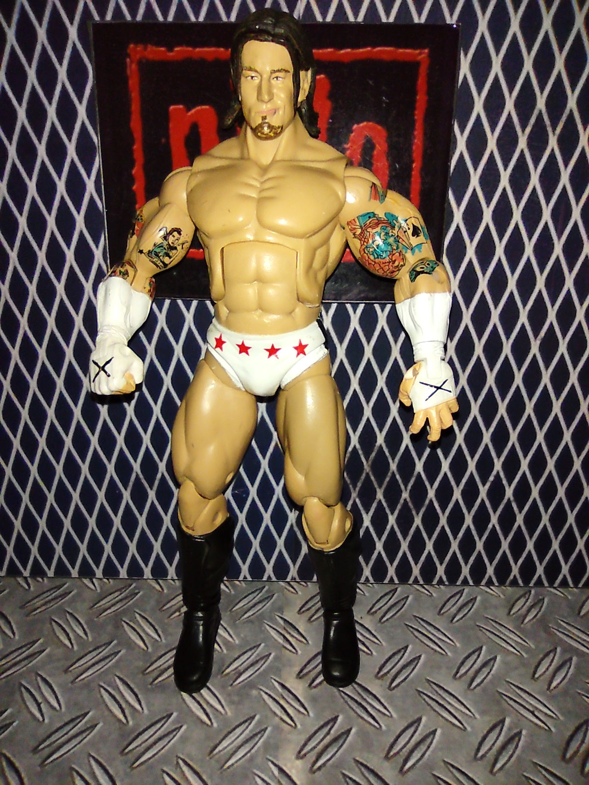 WWE figure jakks wrestling Deluxe cm punk