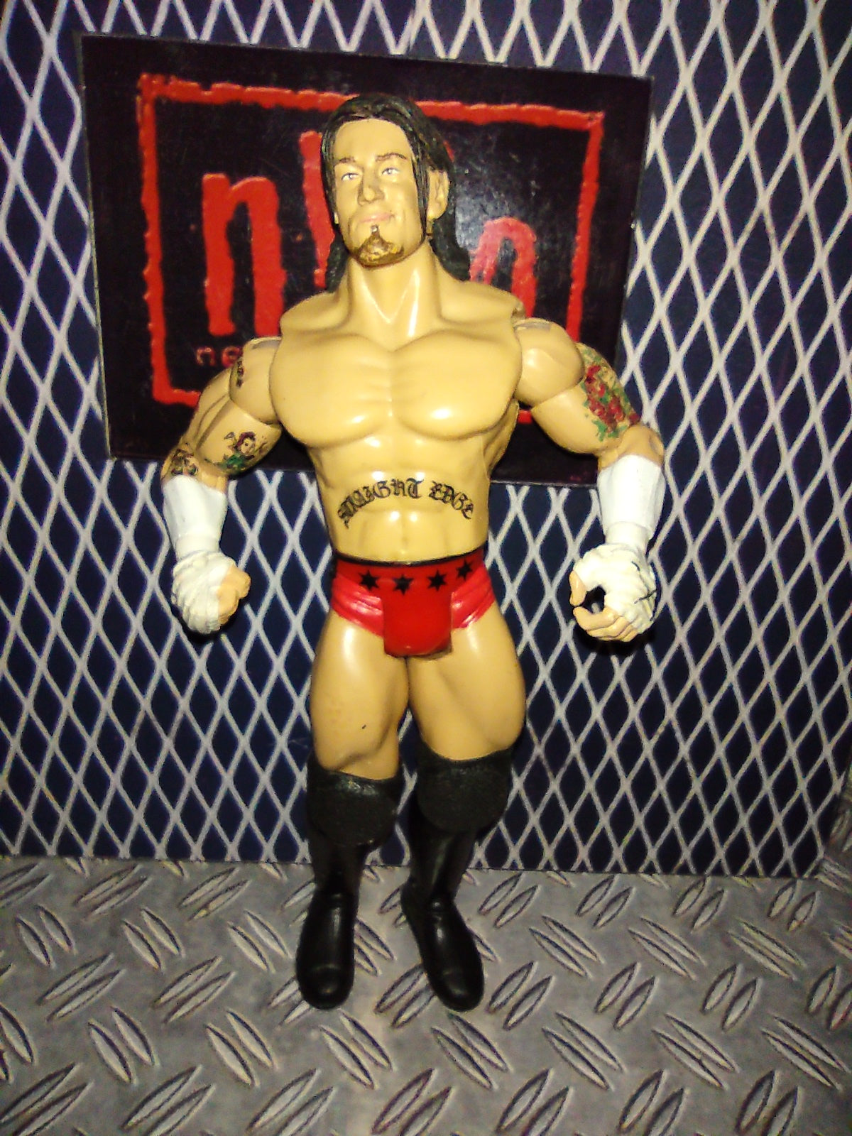 WWE figure jakks wrestling Red pant cm punk