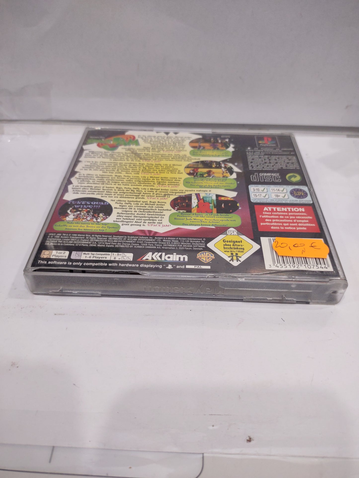 Gioco PlayStation PS1 space jam no istruzioni