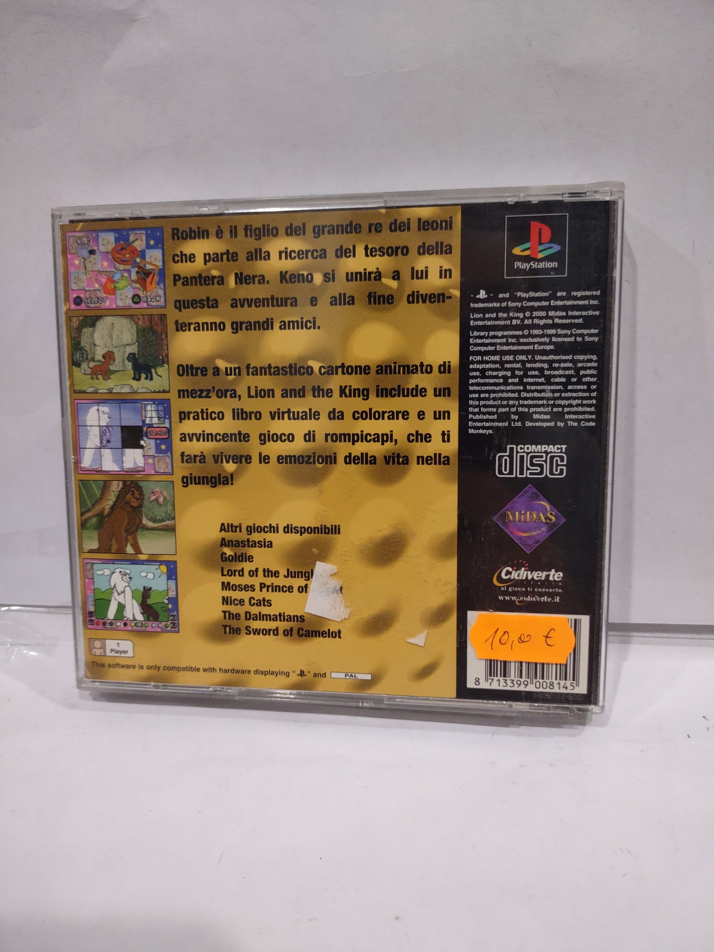 Gioco PlayStation PS1 Lion and the King