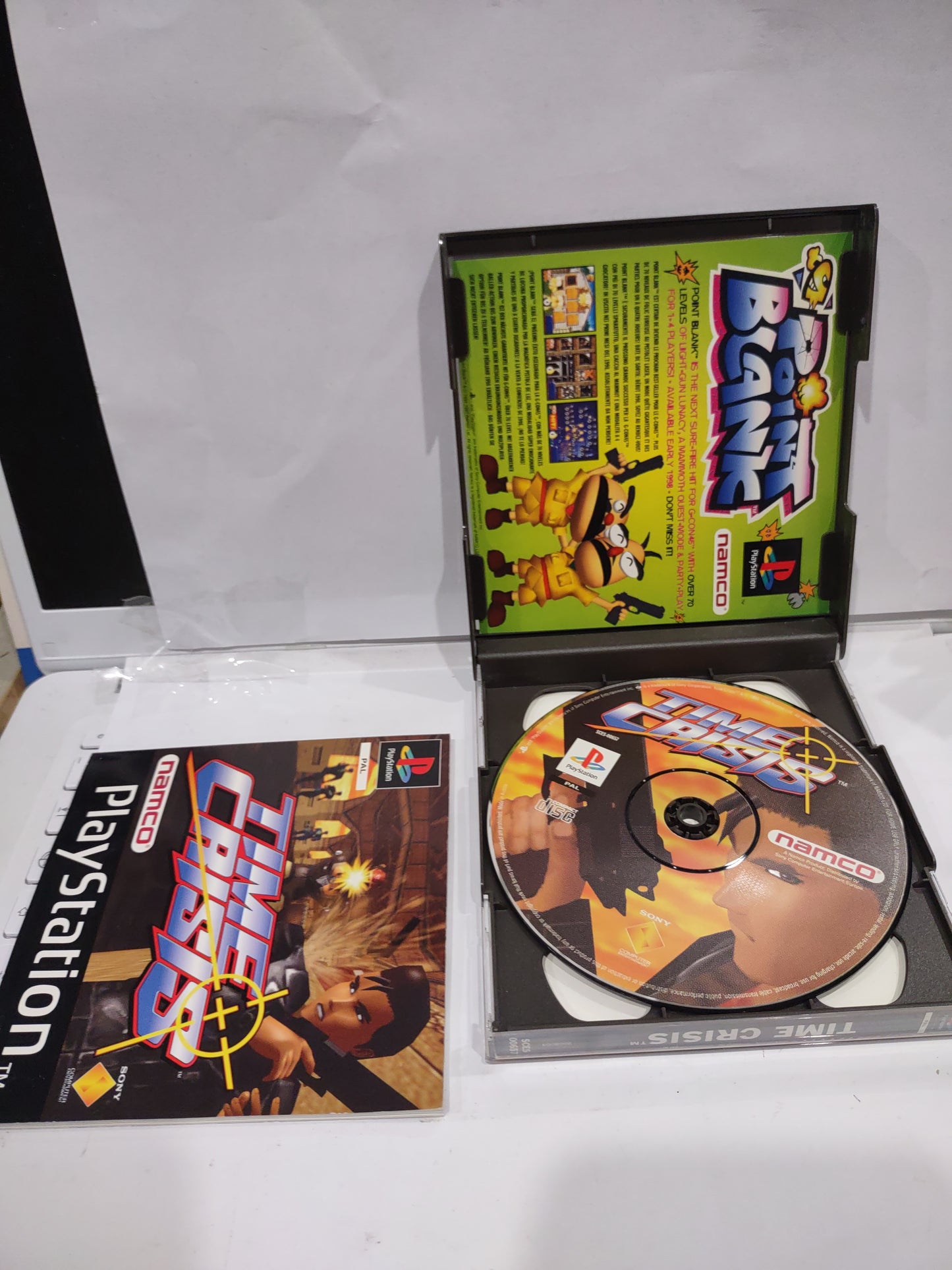 Gioco PlayStation PS1 time crisis pal