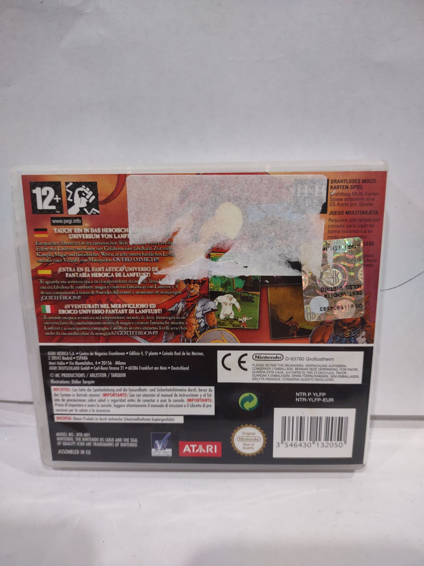 Gioco Nintendo Ds lanfeust de Troy completo