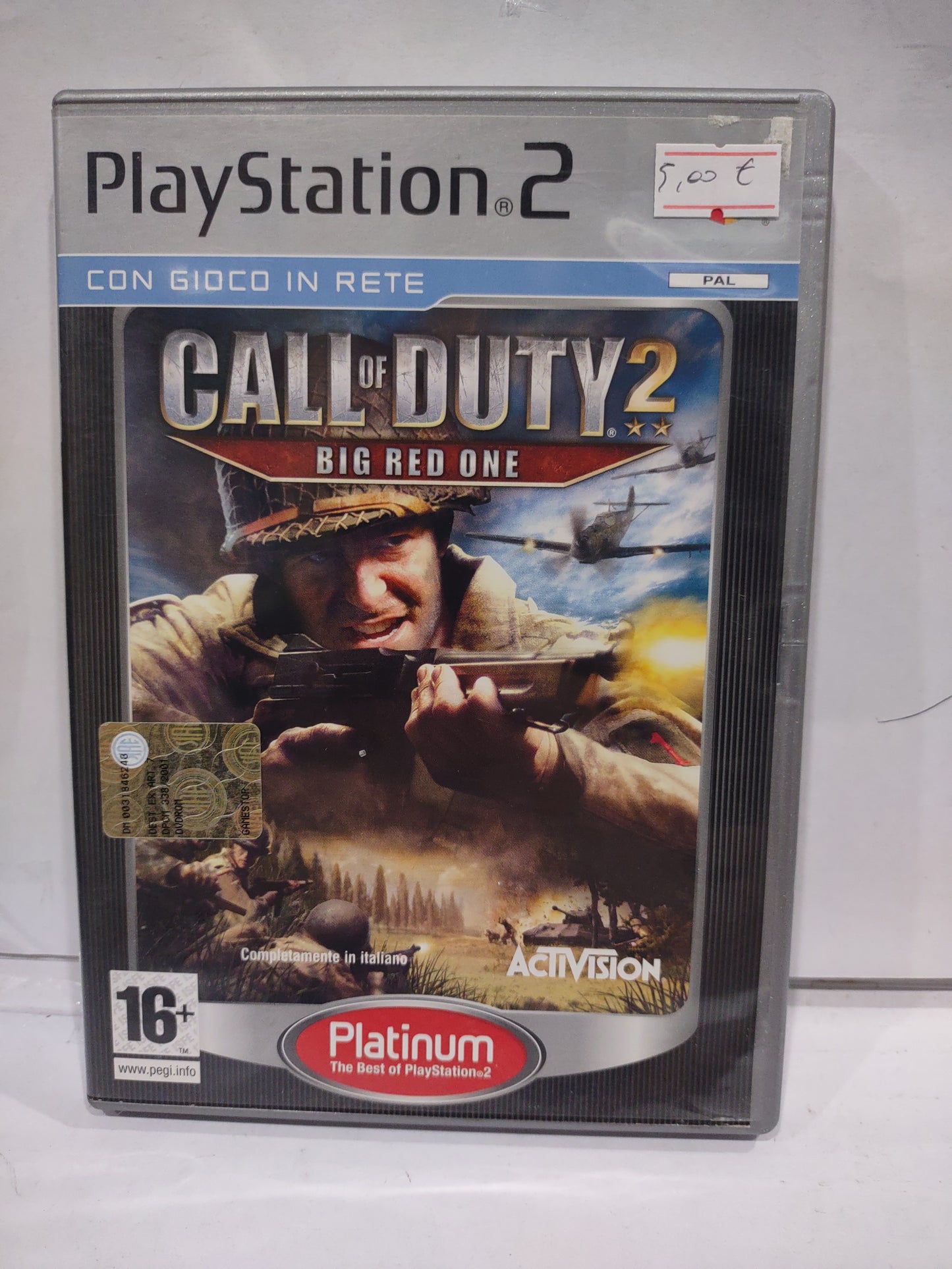 Gioco PlayStation PS2 call of duty 2 big Red one