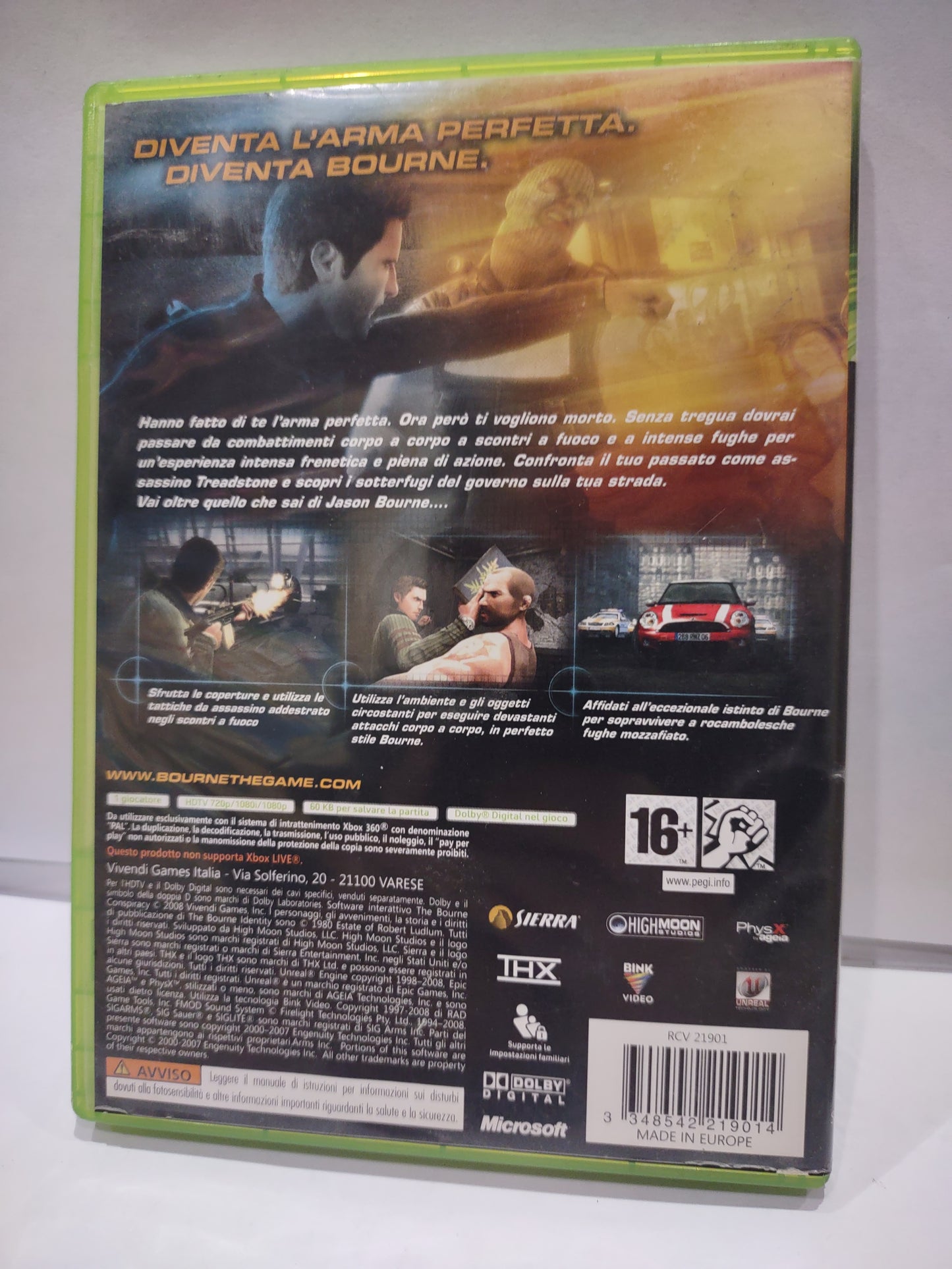 Gioco Xbox 360 the bourne conspiracy