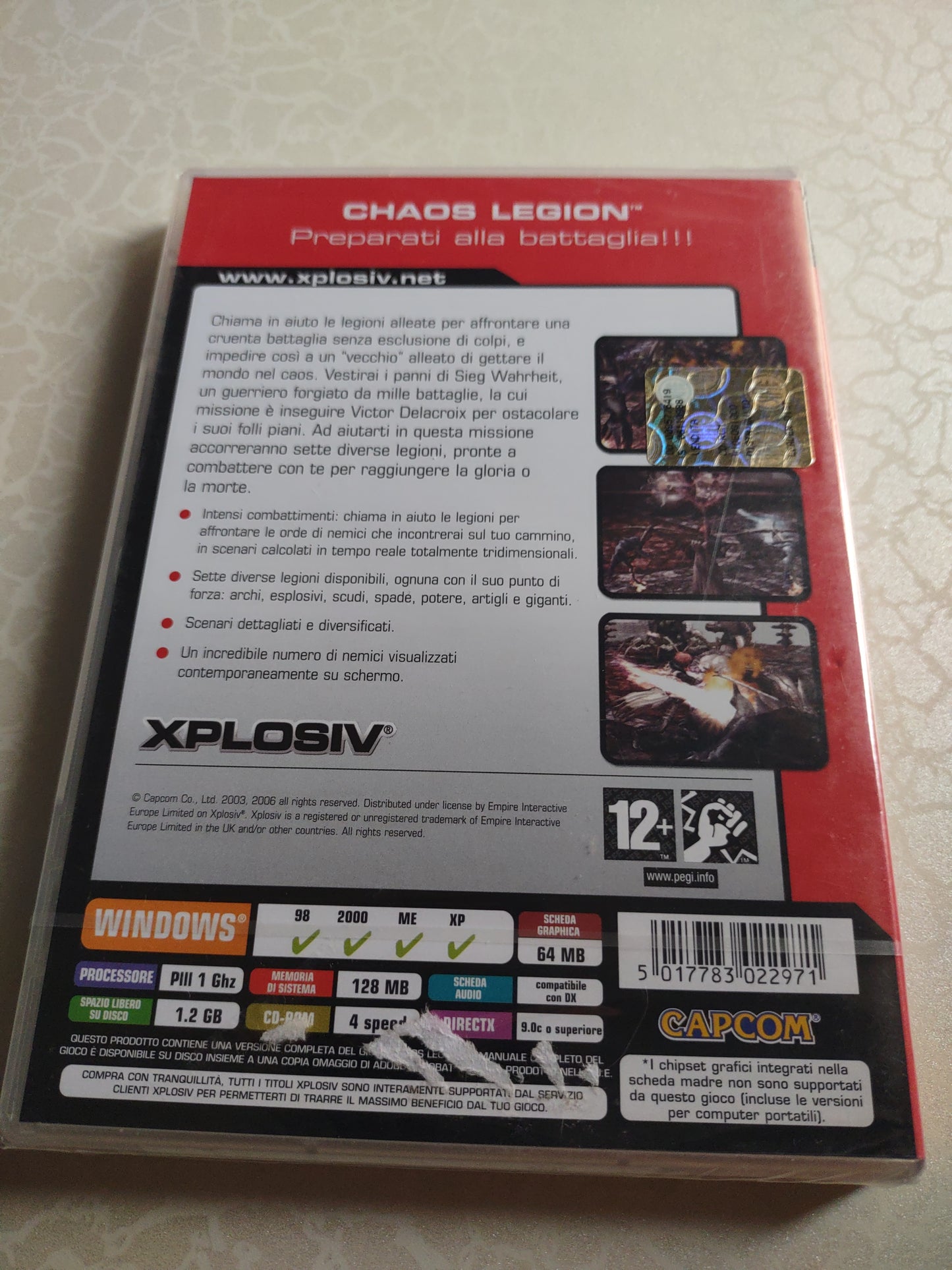 Gioco PC computer Chaos legione sealed