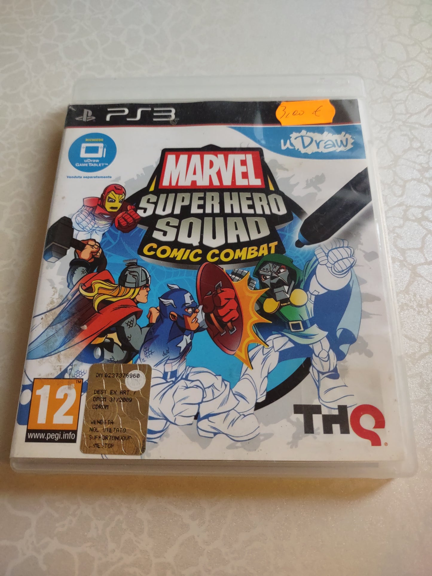 Gioco PlayStation ps3 Marvel super Hero squad comic combat