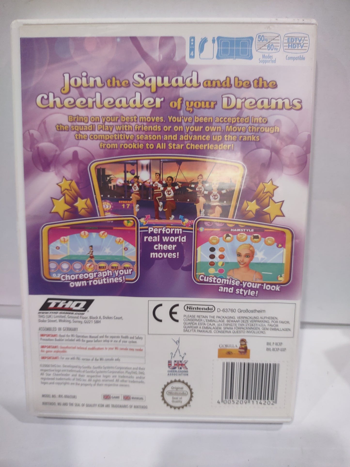Gioco Nintendo Wii all star cheerleader