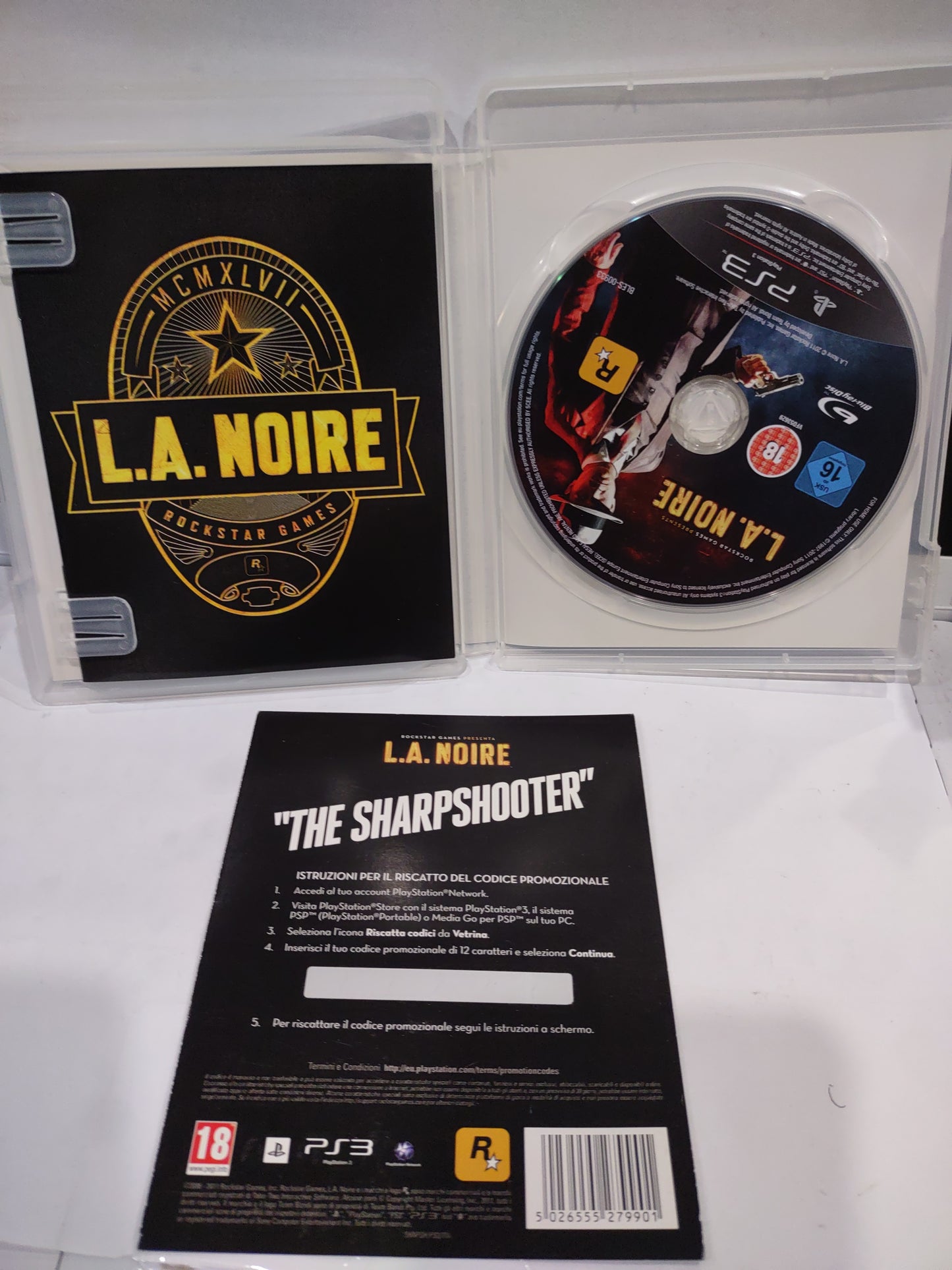 Gioco PlayStation ps3 L.A. Noire ita