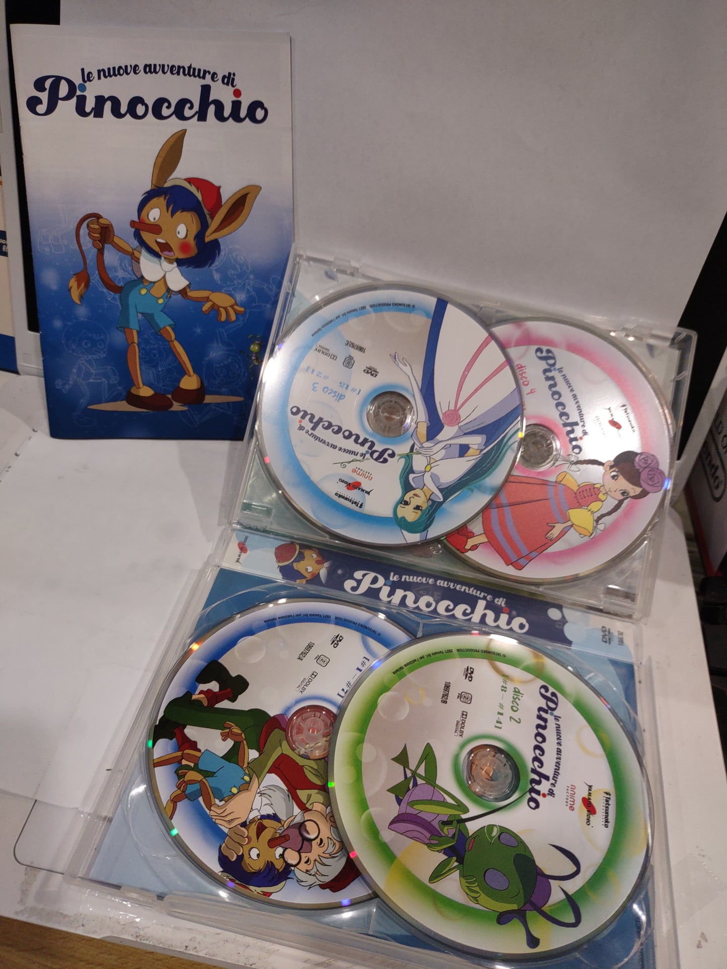 DVD cofanetto tiratura limitata le nuove avventure di Pinocchio box set box set Yamato video