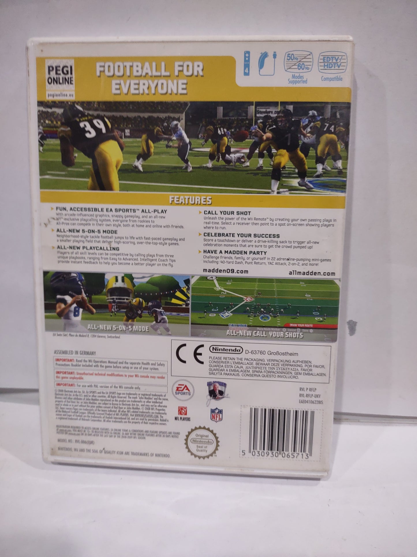 Gioco Nintendo Wii madden 09 all-play