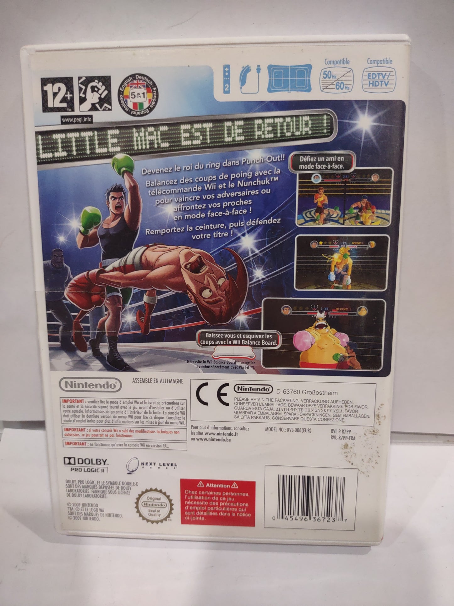 Gioco Nintendo Wii punch out PAL