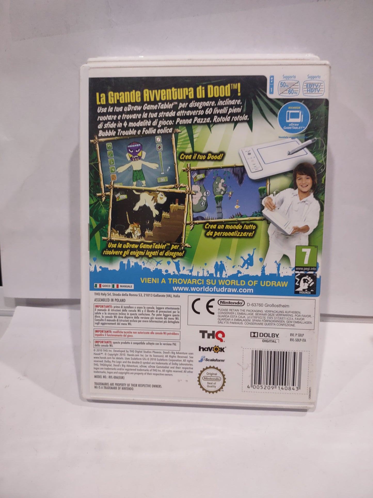 Gioco Nintendo Wii la grande avventura di dood