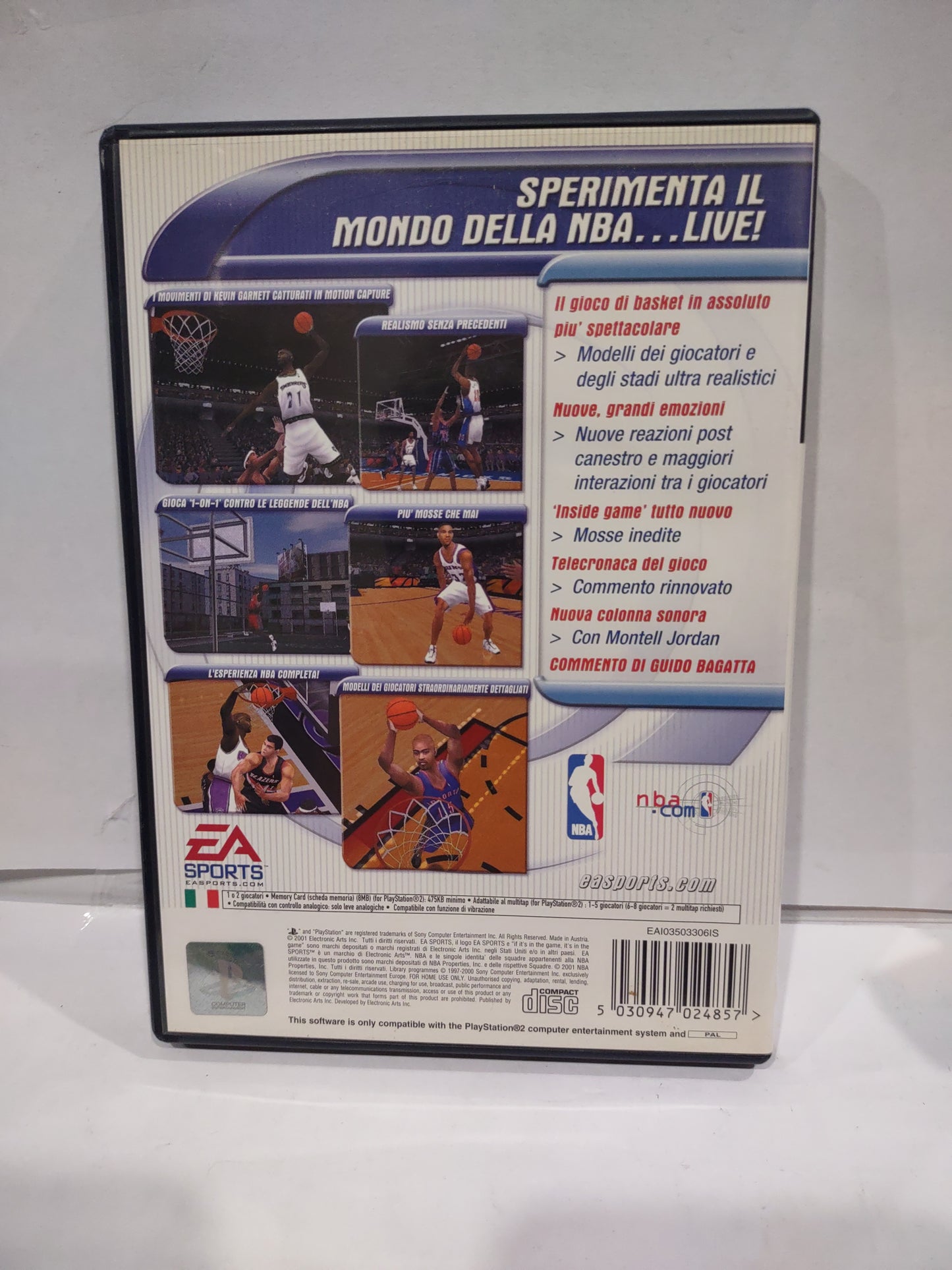 Gioco PlayStation PS2 Nba live 2001
