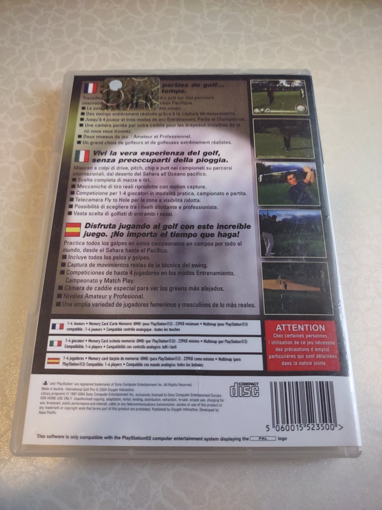 Gioco PlayStation PS2 International Golf Pro