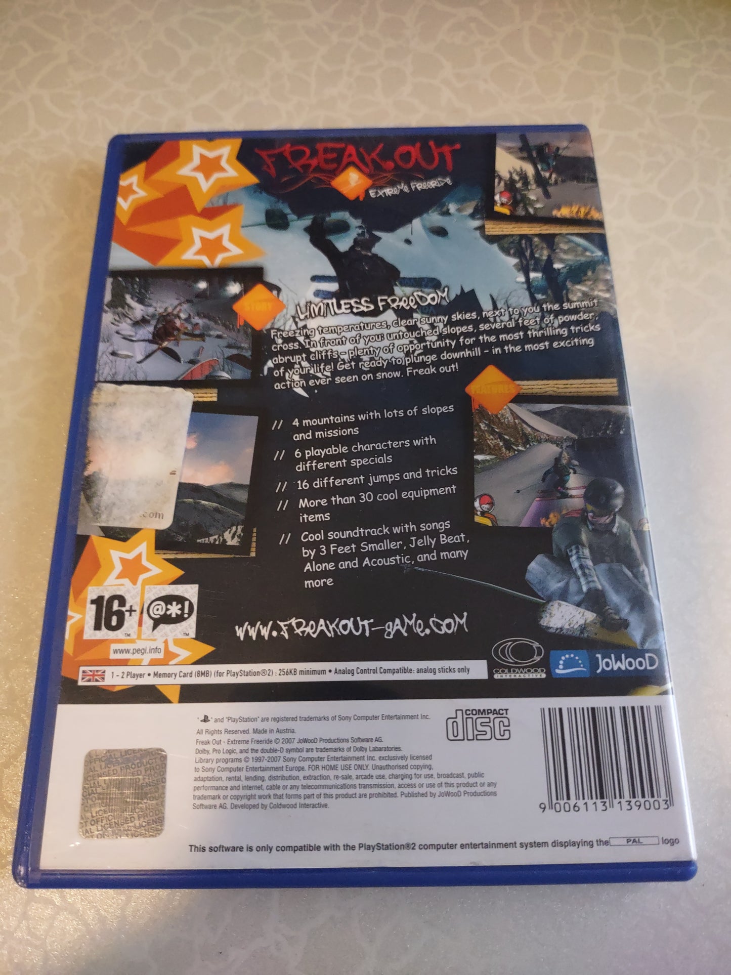 Gioco PlayStation PS2 freak out Extreme free ride