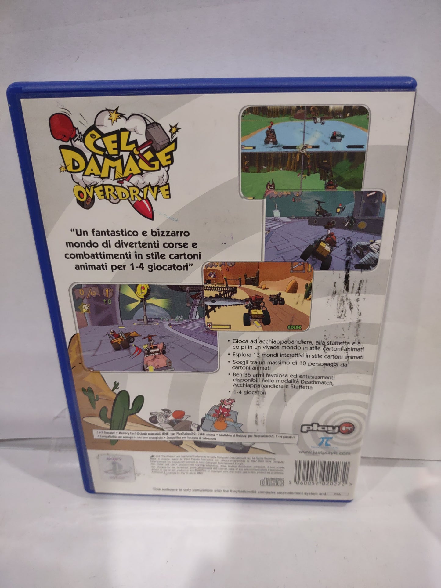 Gioco PlayStation PS2 cel damage overdrive