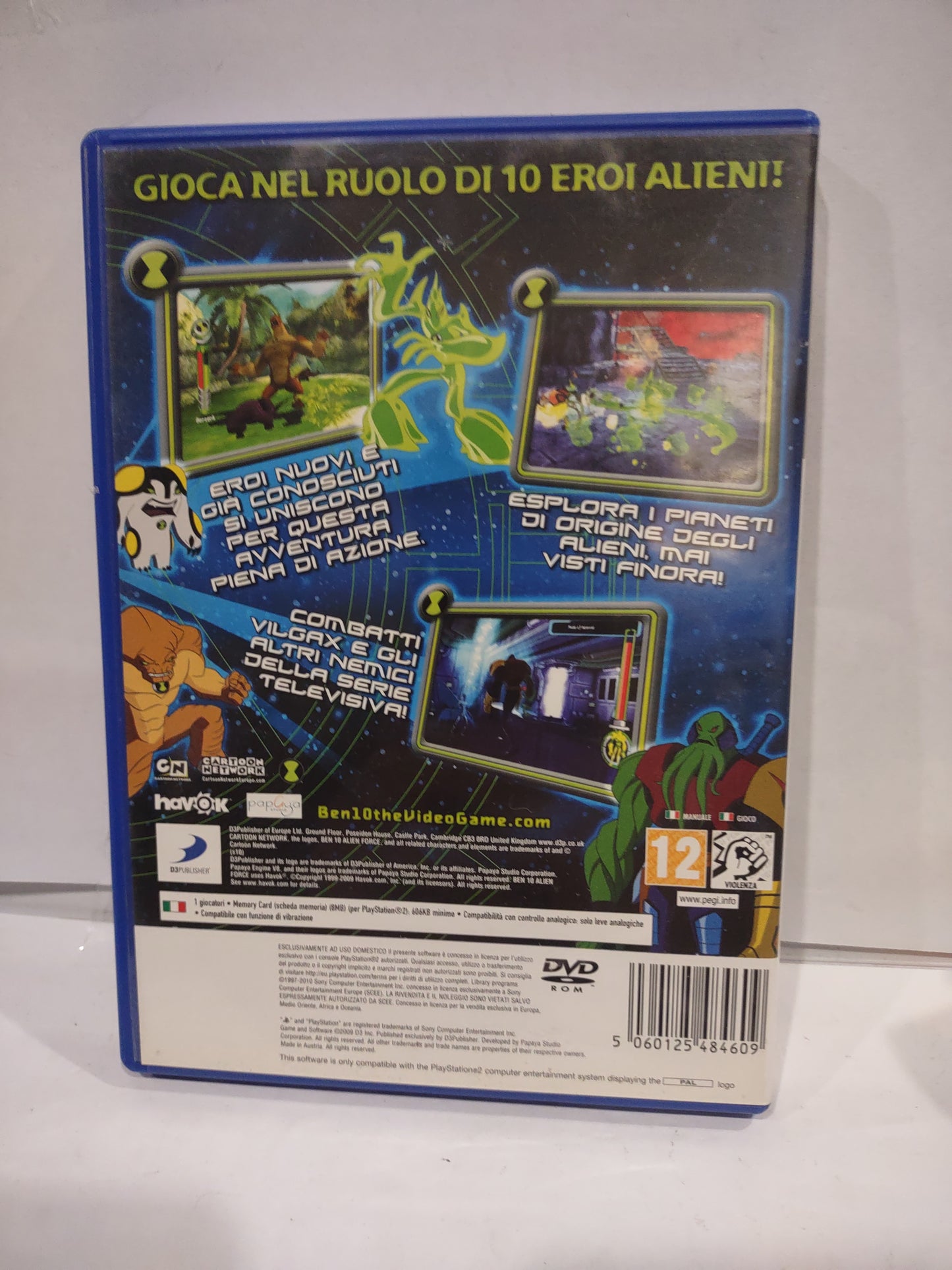 Gioco PlayStation PS2 ben 10 Alien Force