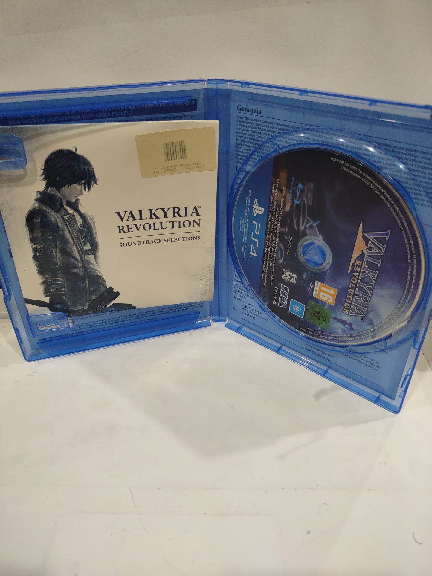 Gioco PlayStation PS4 valkyria Revolution edizione limitata con colonna sonora