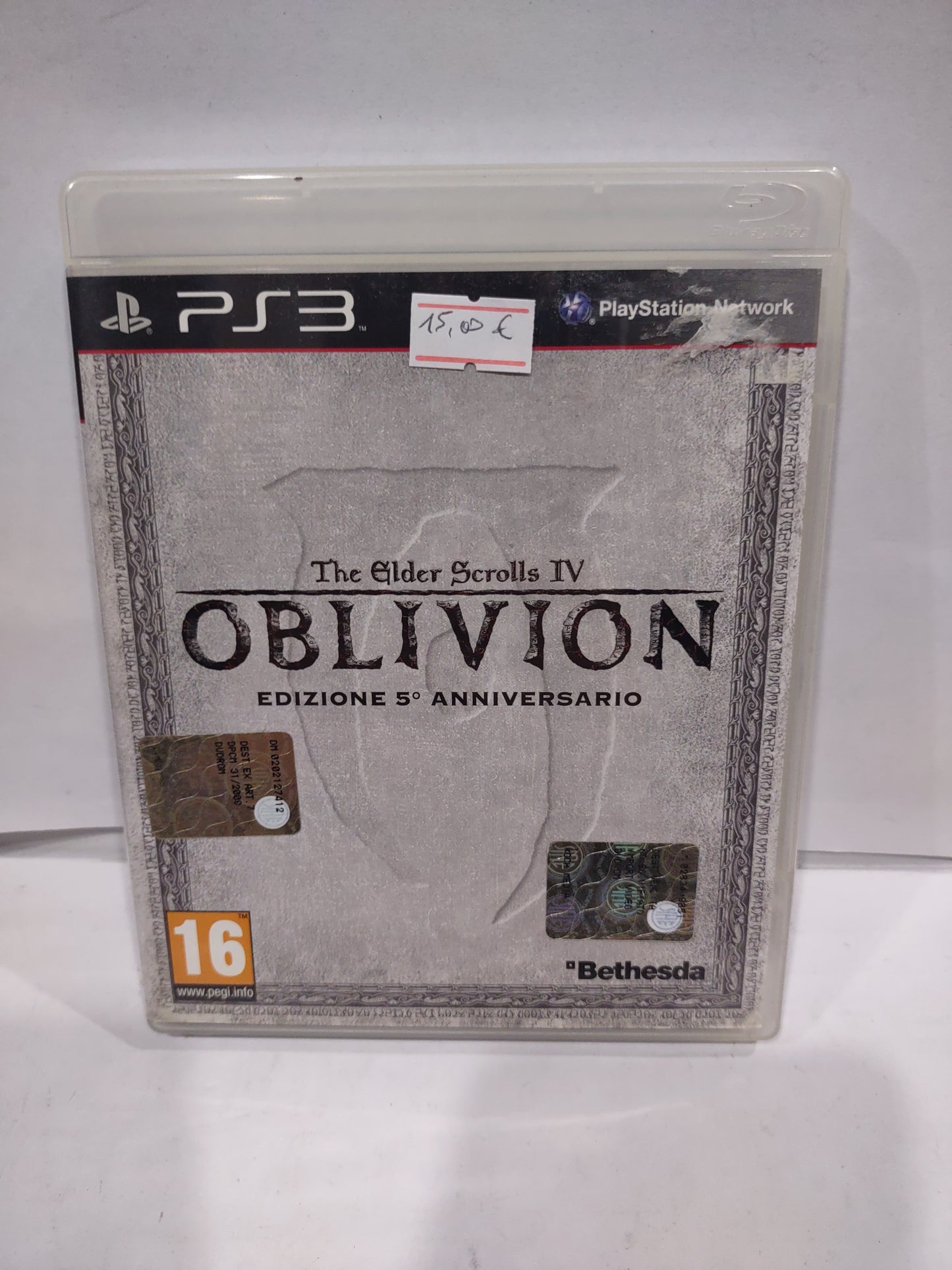 Gioco PlayStation ps3 the elder scrolls IV Oblivion edizione 5 anniversario