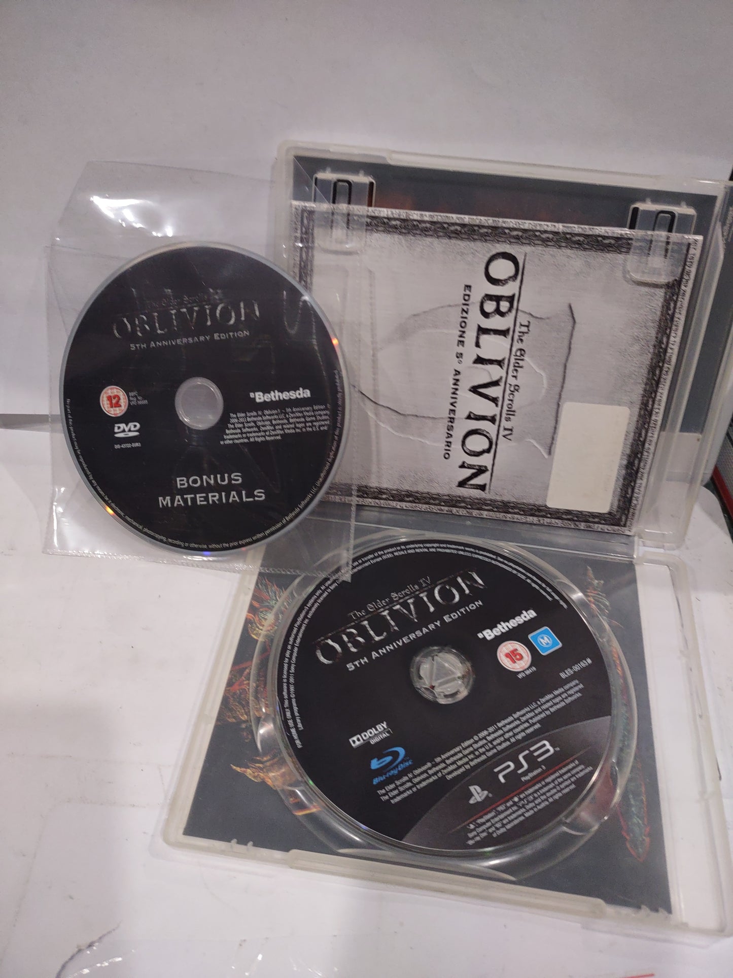 Gioco PlayStation ps3 the elder scrolls IV Oblivion edizione 5 anniversario