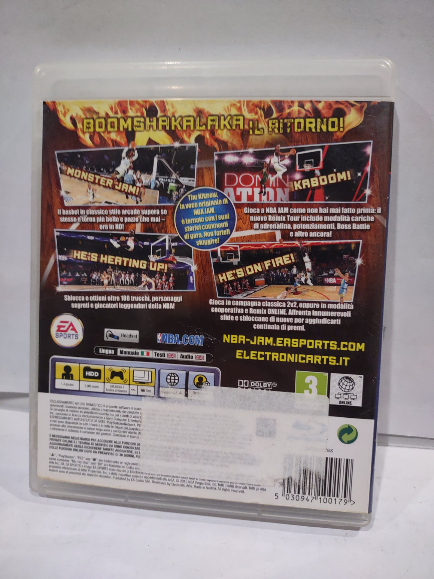 Gioco PlayStation ps3 NBA jam